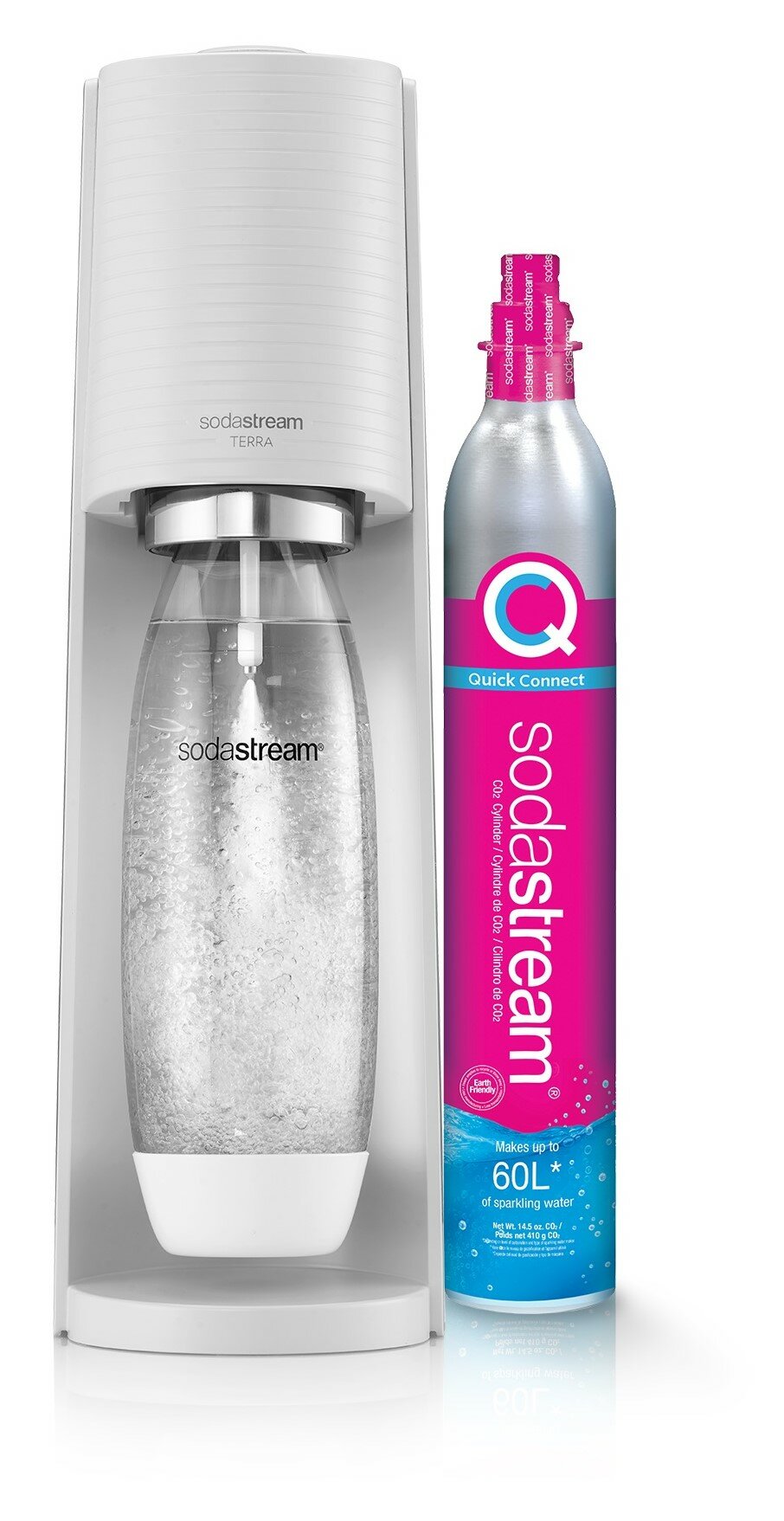SODASTREAM Terra Biały Saturator niskie ceny i opinie w Media Expert