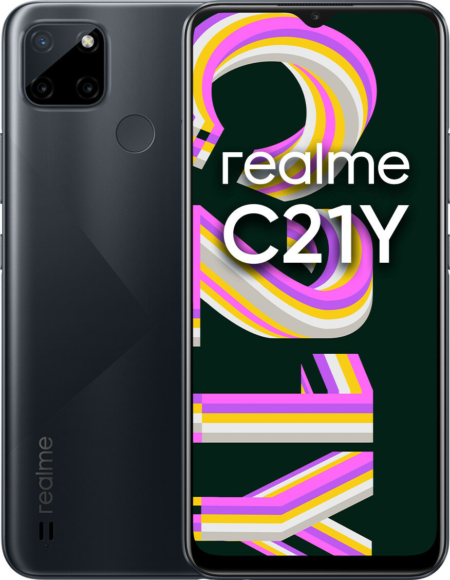 REALME C21Y 4/64GB 6.5" Czarny RMX3263 Smartfon - niskie ceny i opinie ...
