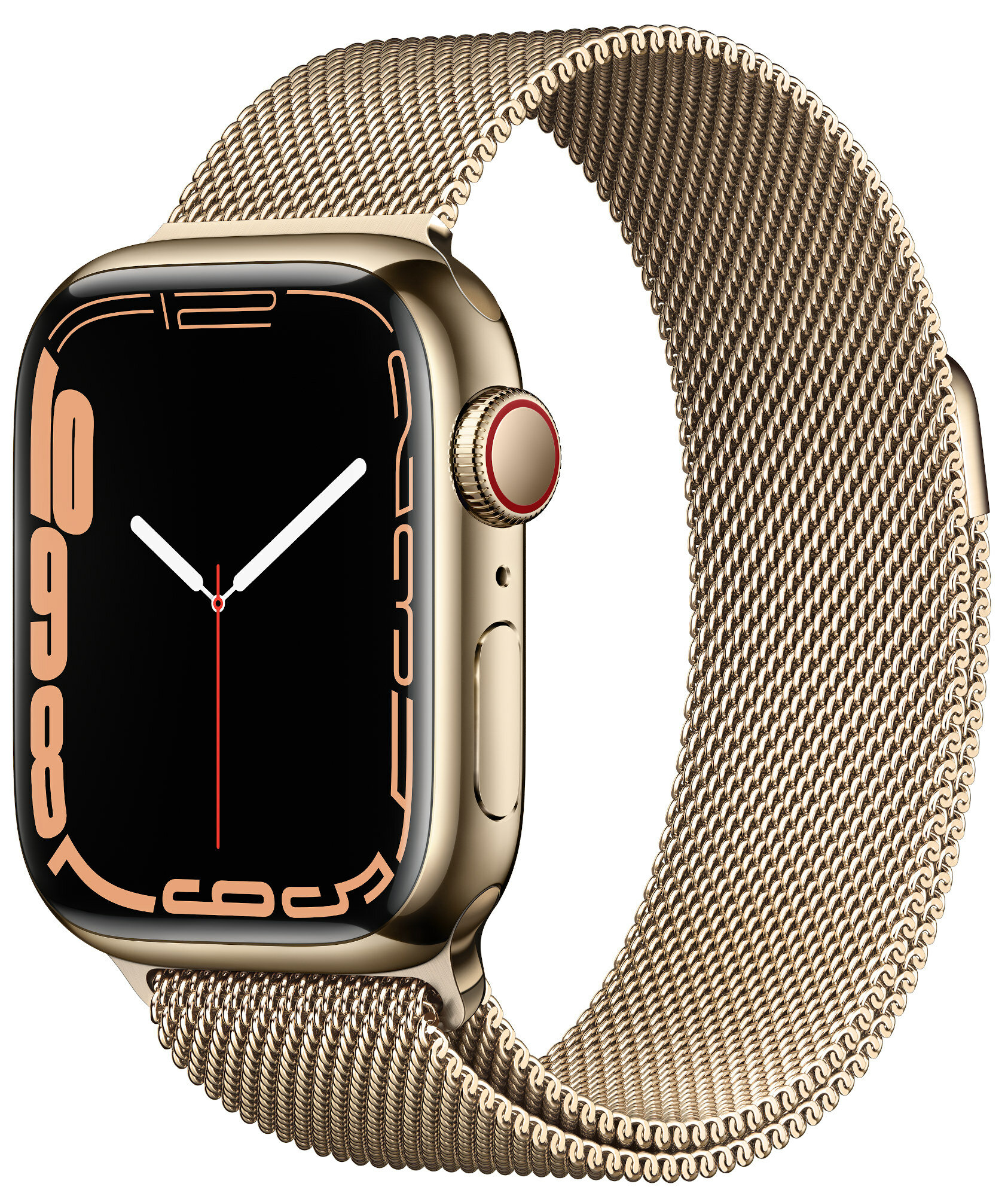 APPLE Watch 7 Cellular 41mm (Złoty z bransoletą mediolańską w kolorze  złotym) - niskie ceny i opinie w Media Expert