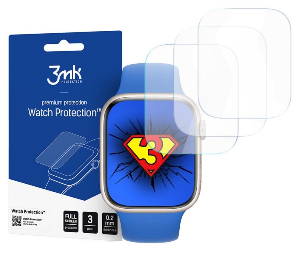 3MK Watch Protection do Apple Watch 40/41mm Folia ochronna niskie