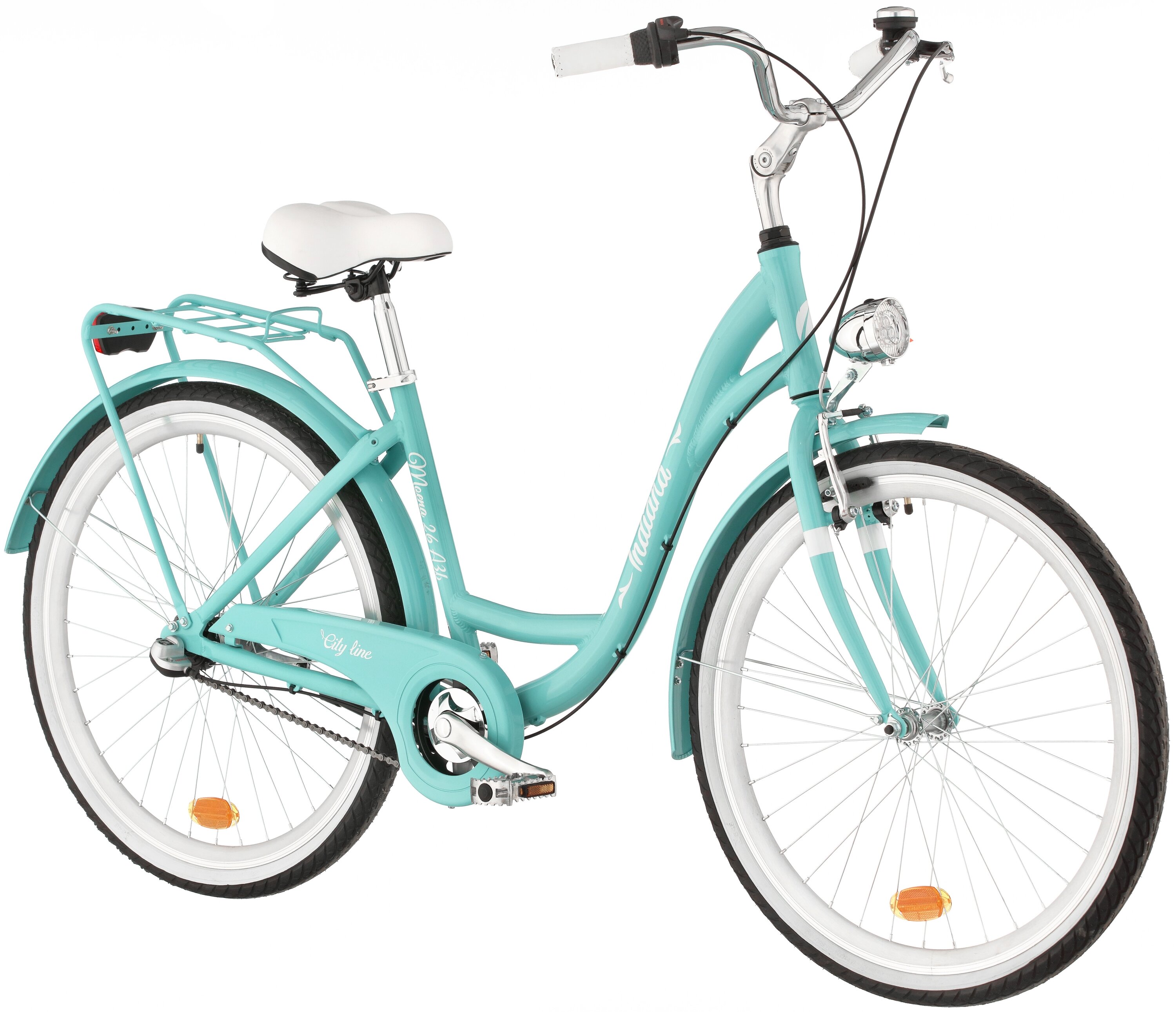 INDIANA Moena A3B 26 cali damski Lazurowy Rower miejski niskie ceny i opinie w Media Expert