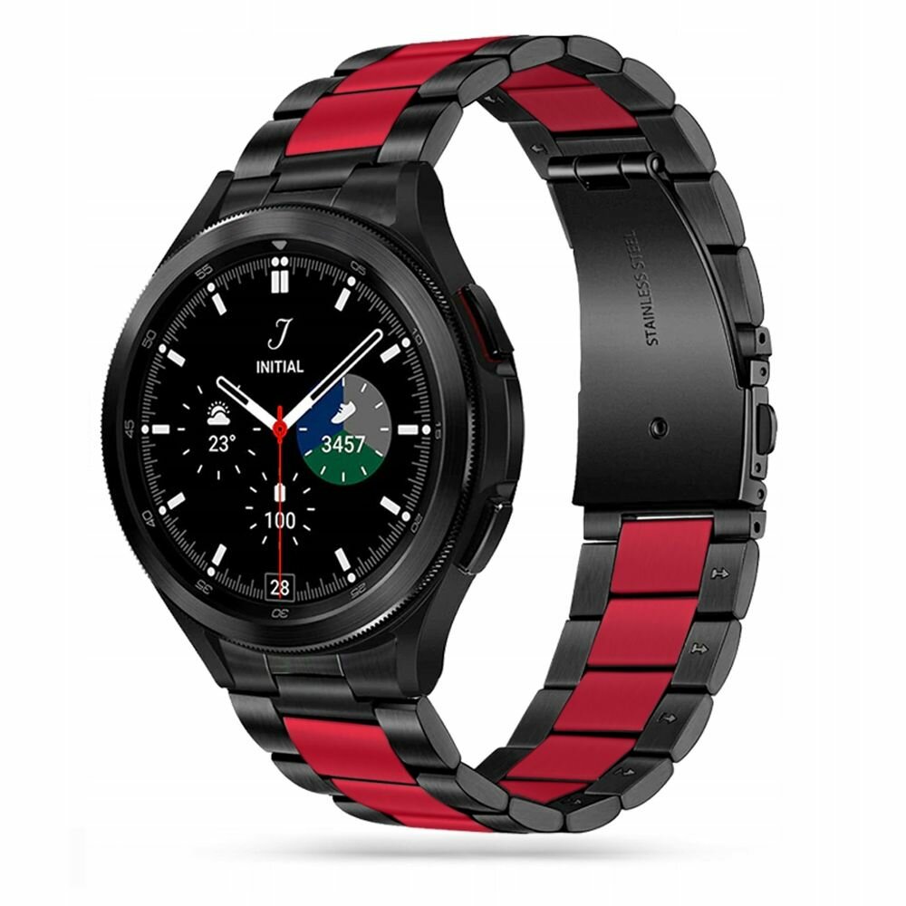 TECHPROTECT Stainless do Samsung Galaxy Watch 4/5/5 Pro/6 Czarno