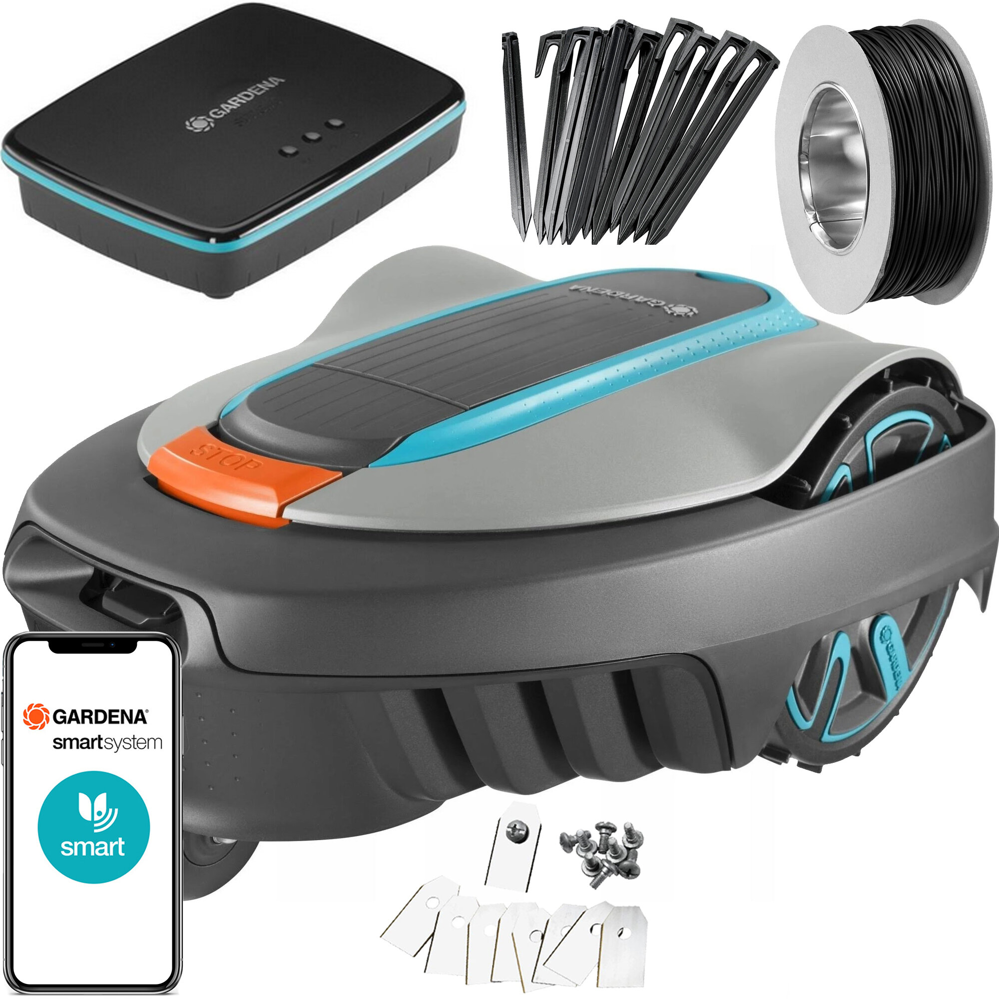 GARDENA Sileno City 500 1960272 sterowanie WiFi Robot koszący