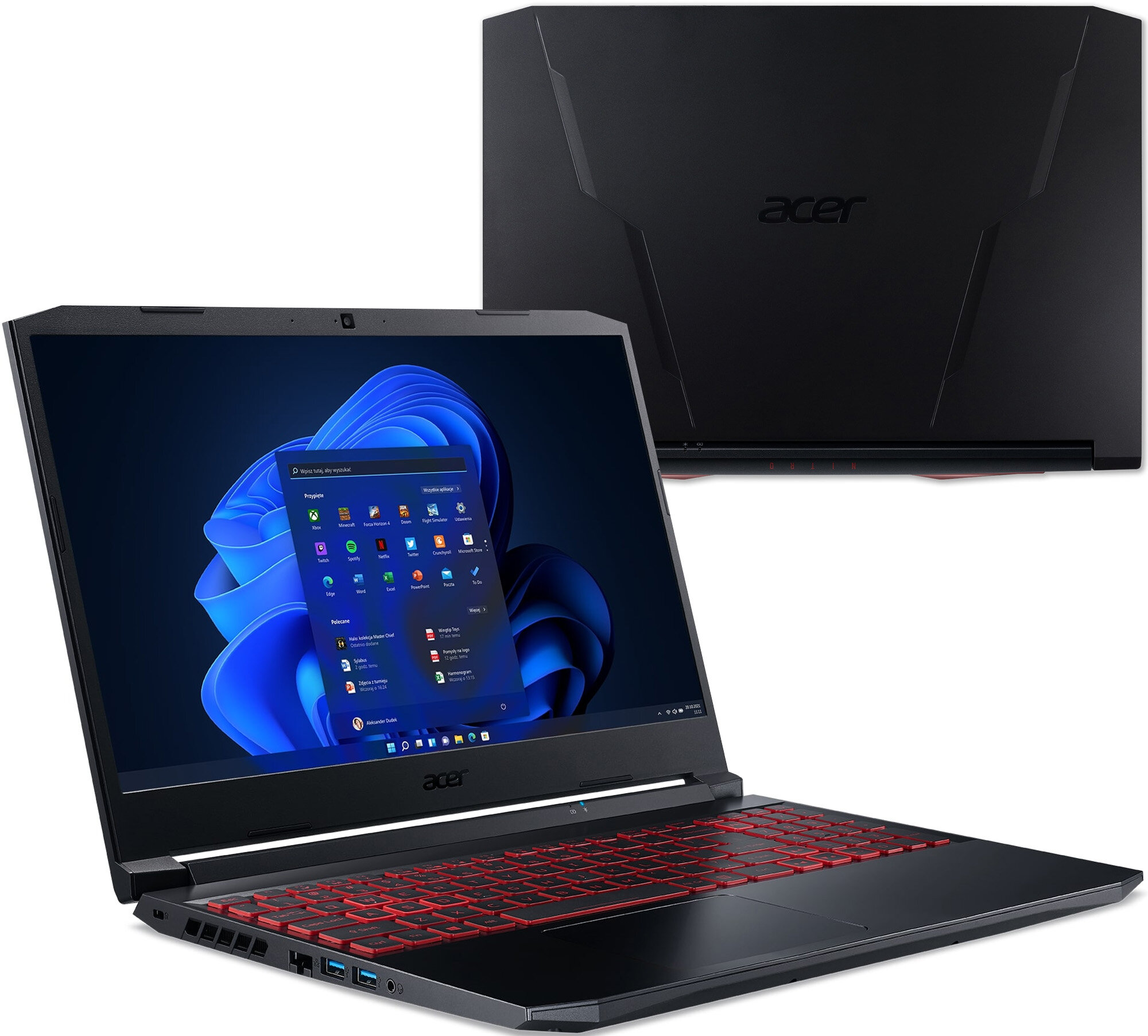 ACER Nitro 5 AN515-57 15.6" IPS 144Hz i5-11400H 16GB RAM 512GB SSD GeForce  RTX3050Ti Windows 11 Home Laptop - niskie ceny i opinie w Media Expert