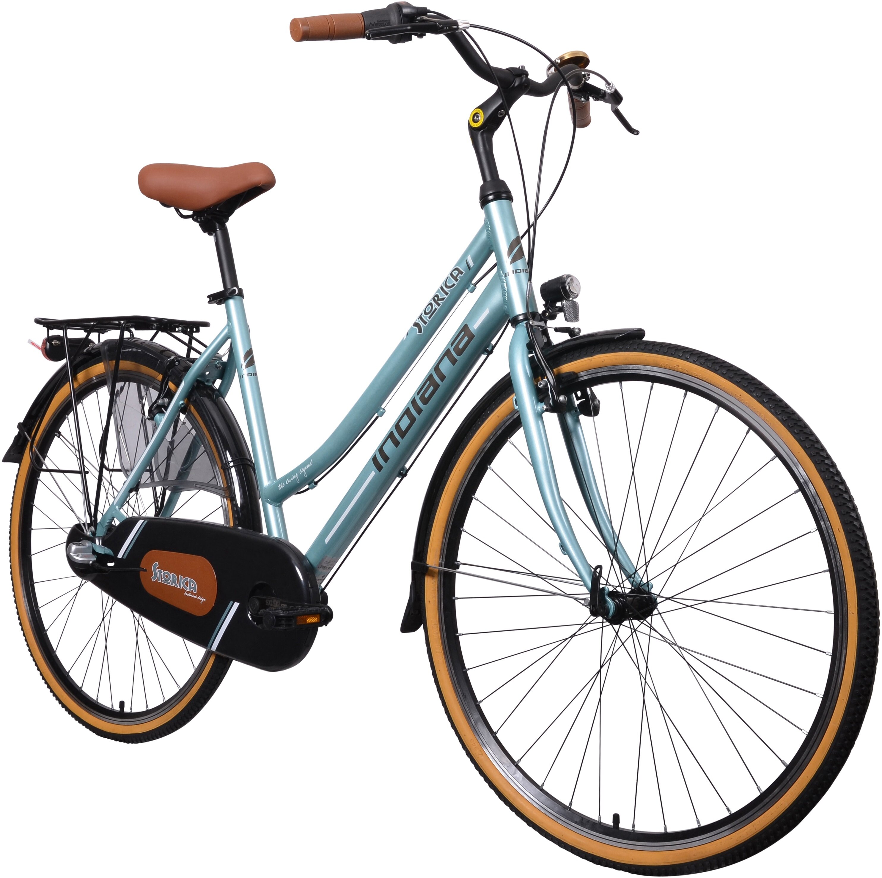 INDIANA Storica 141 3B 28 cali damski Zielony Rower miejski niskie