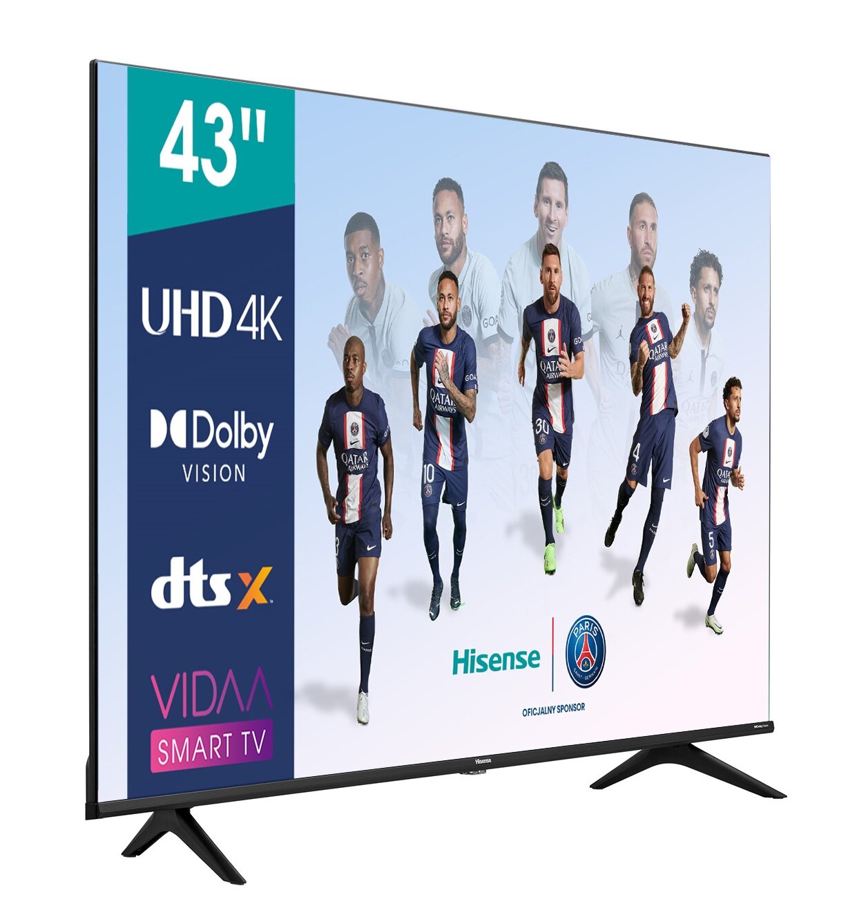 Telewizor LED Hisense 43A6K 43 4K UHD czarny - Sklep, Opinie, Cena w