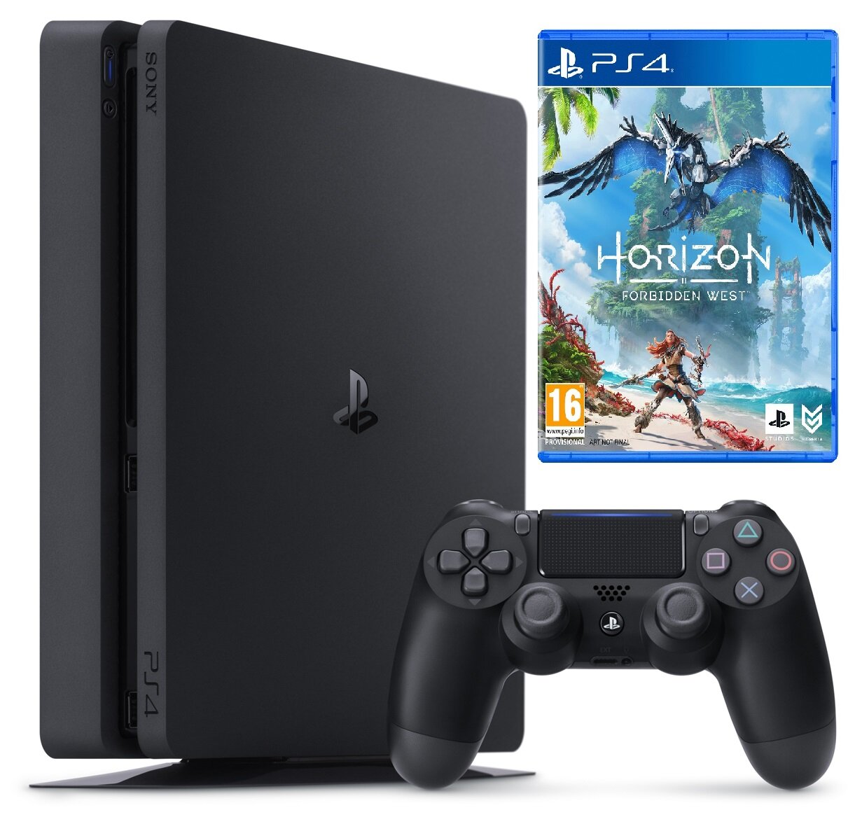 SONY PlayStation 4 Slim 500GB + Gra PS4 Horizon Forbidden West Konsola