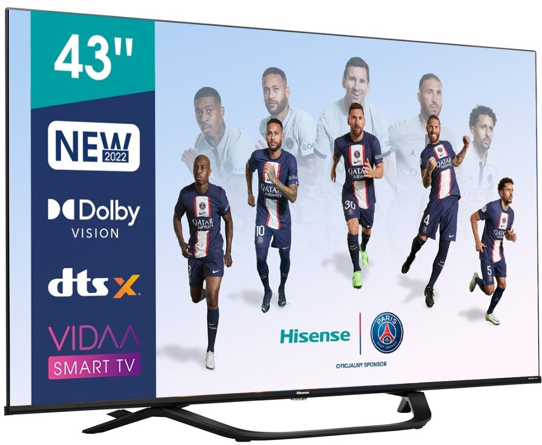 HISENSE 43A63H 43'' LED 4K VIDAA Dolby Vision Telewizor - niskie ceny i ...