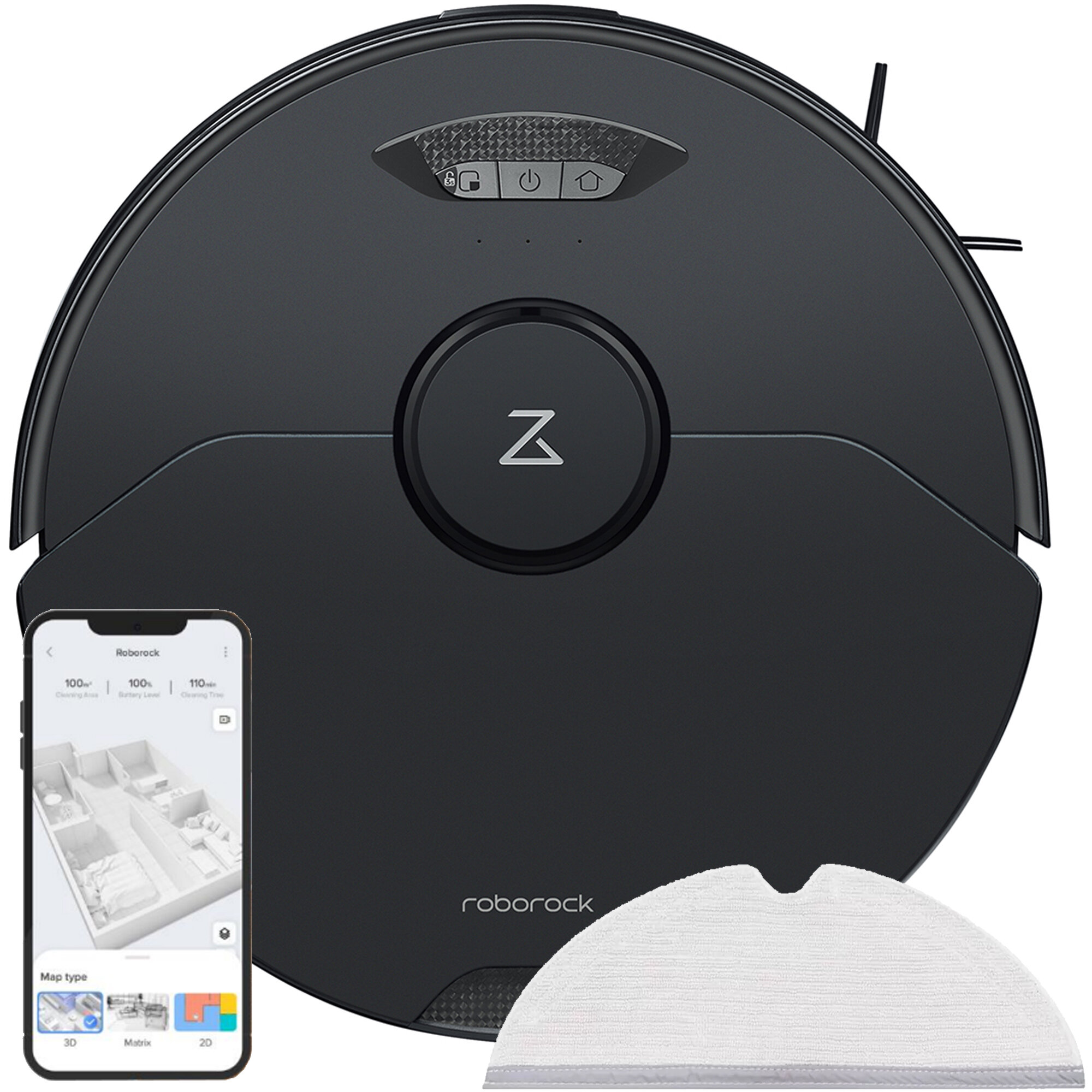 ROBOROCK S7 Max V Czarny Robot sprzątający - niskie ceny i opinie w ...