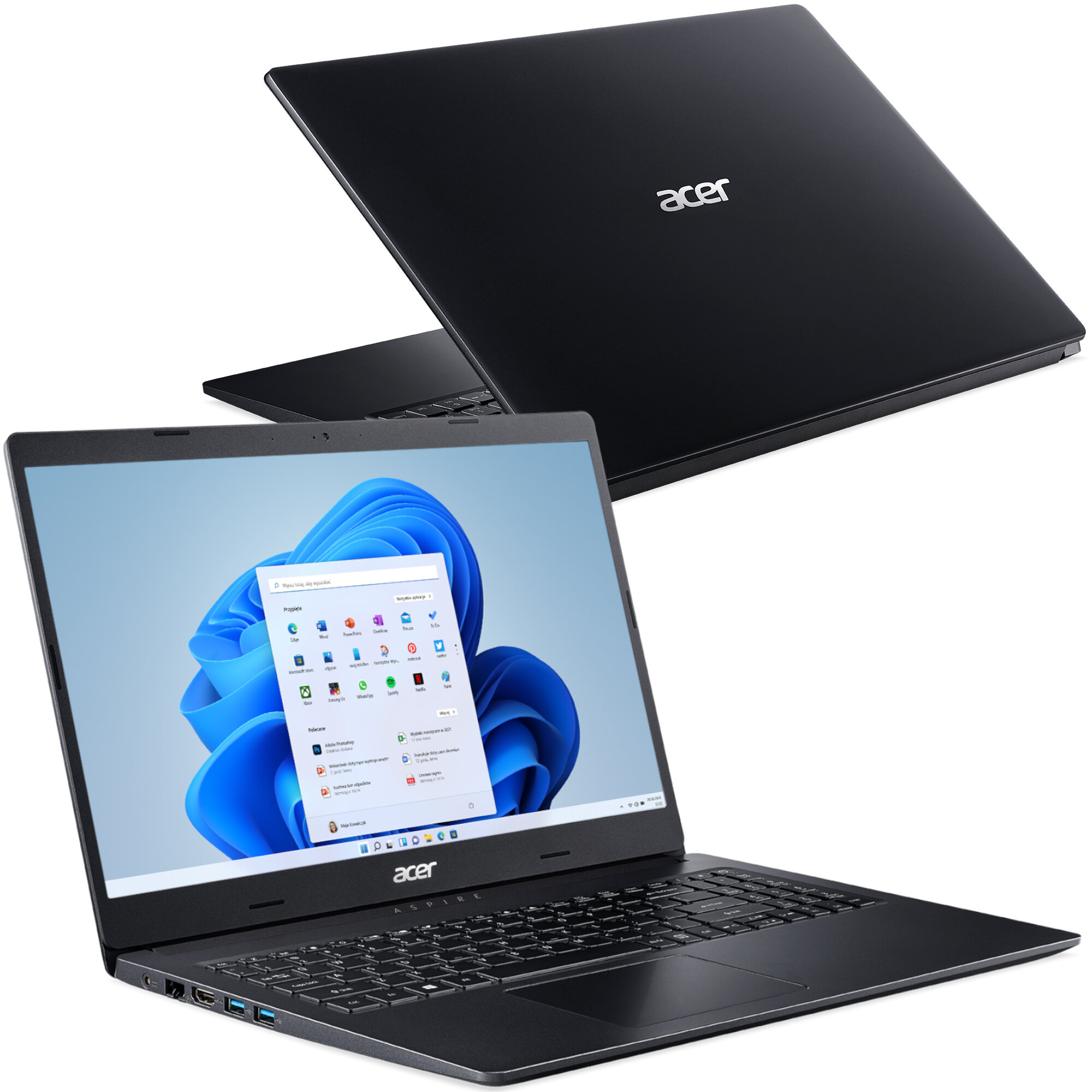 ACER Aspire 3 A315-23 15.6" IPS R5-3500U 8GB RAM 512GB SSD Windows 11 ...
