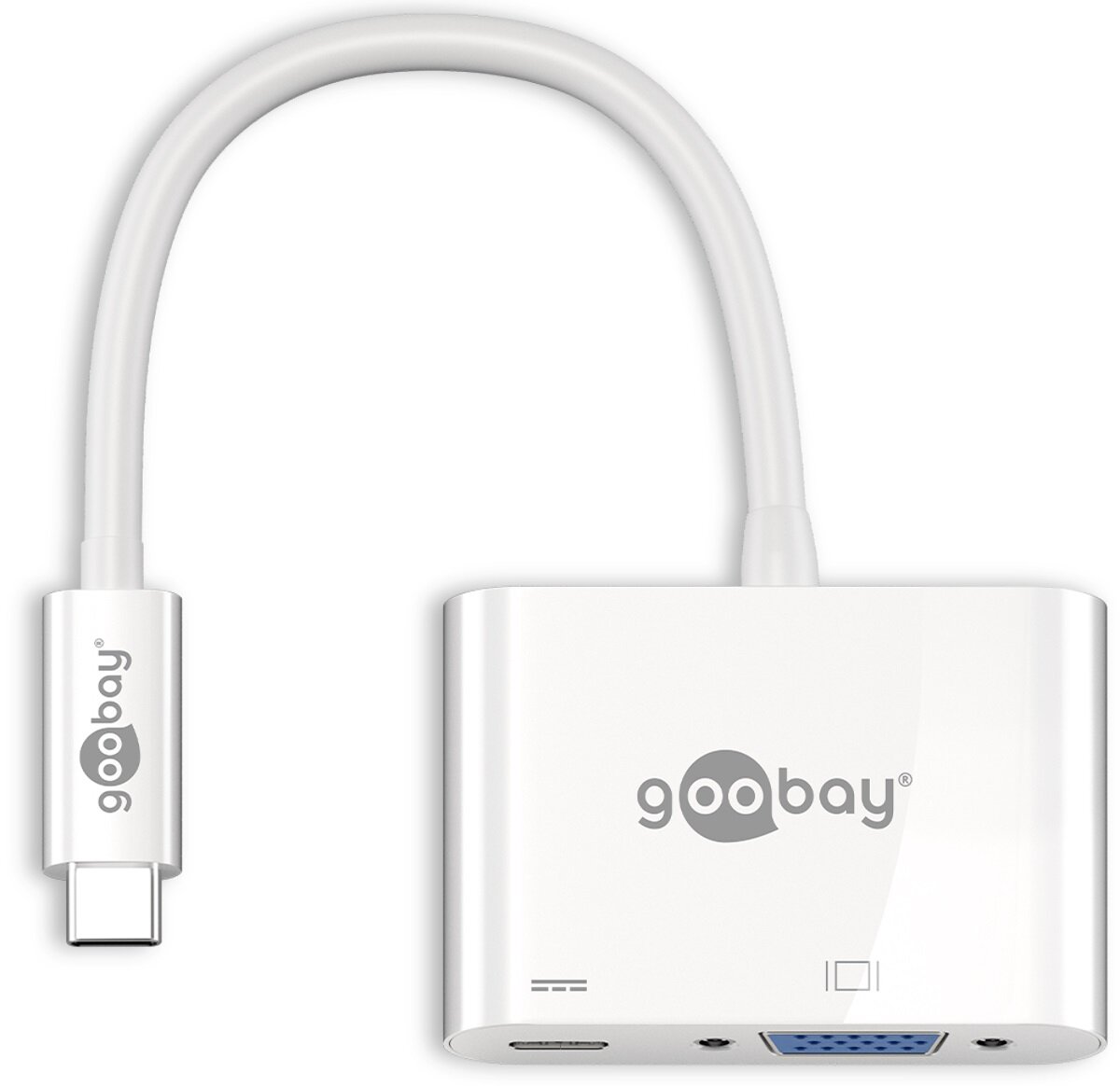 Goobay USB Verlängerungskabel 2 M – Mit Halterung, USB 2.0 Typ A, Für Autoradio & Schreibtisch