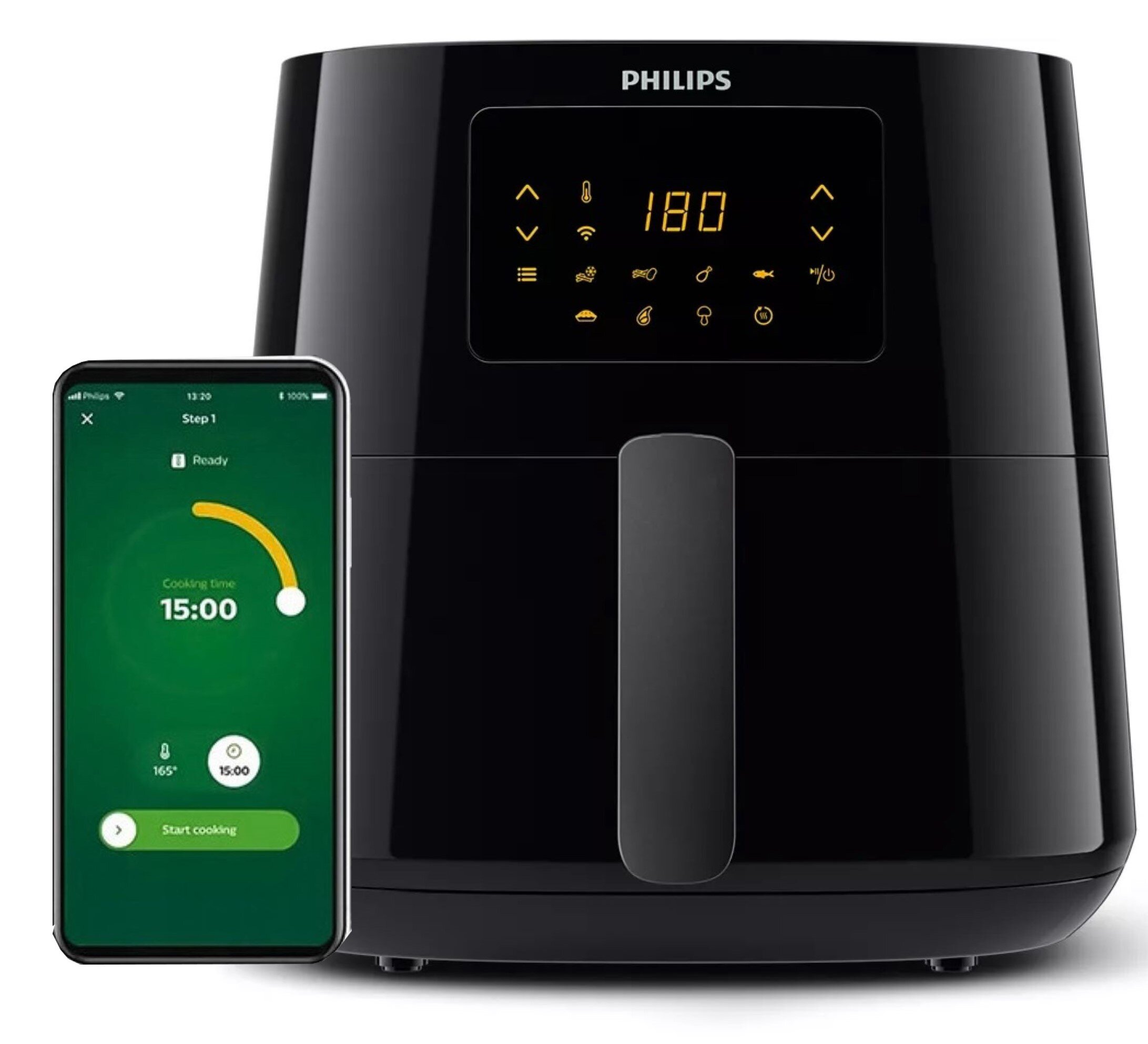 PHILIPS Essential Connected Ovi XL HD9280/93 Air Fryer (WiFi