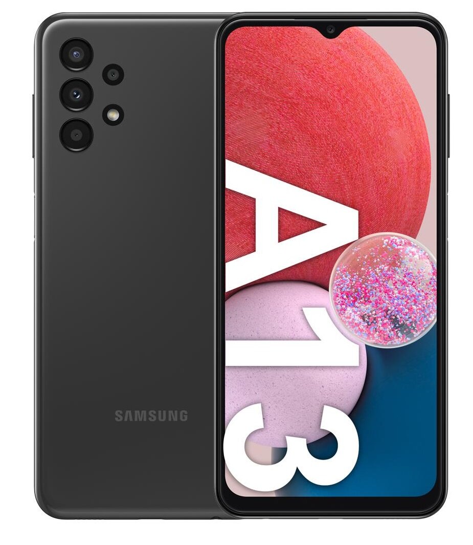 SAMSUNG Galaxy A13 4/64GB 6.6" Czarny SMA137 Smartfon niskie ceny i