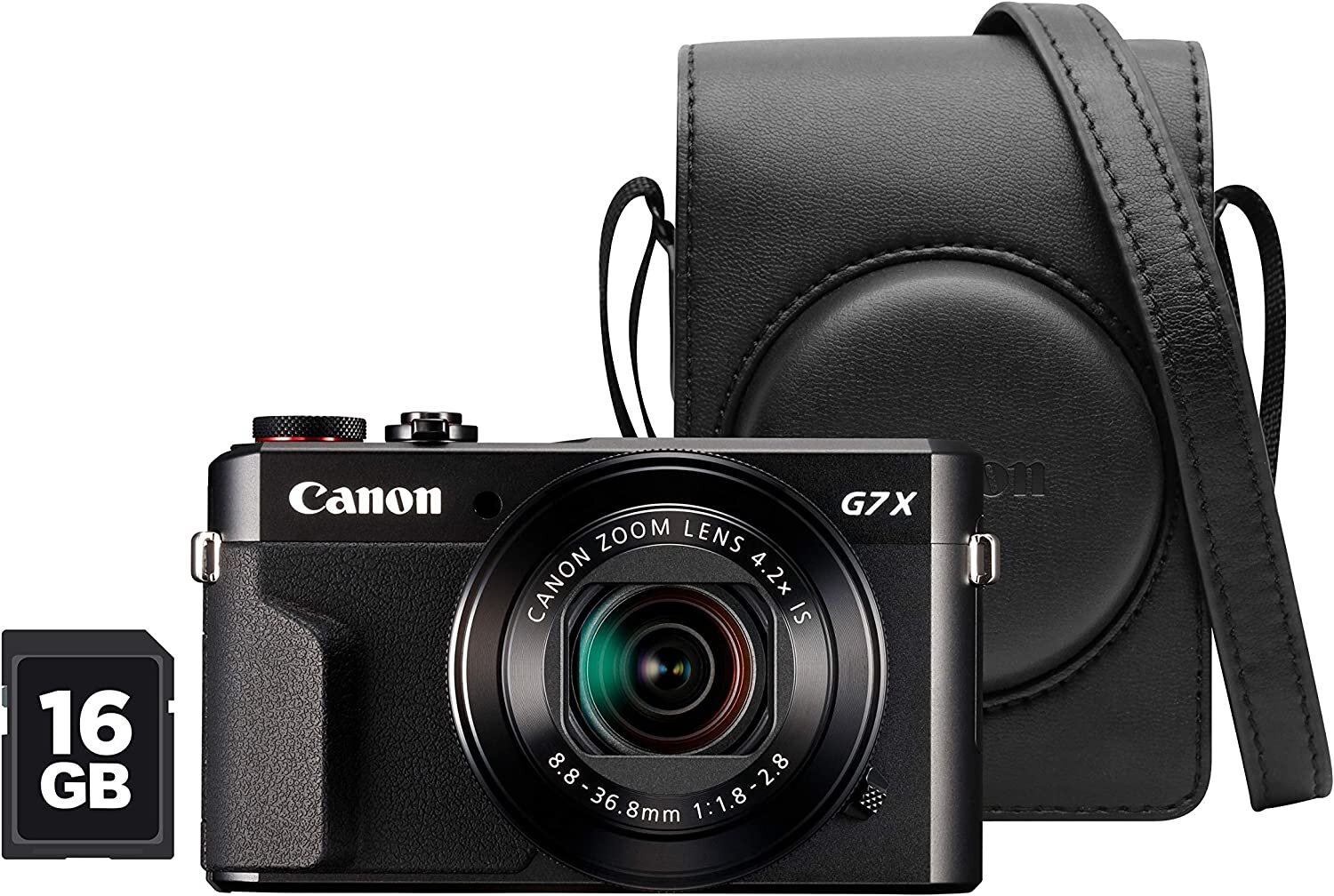 CANON PowerShot G7 X Mark II Premium Kit Czarny Aparat niskie ceny i opinie w Media Expert