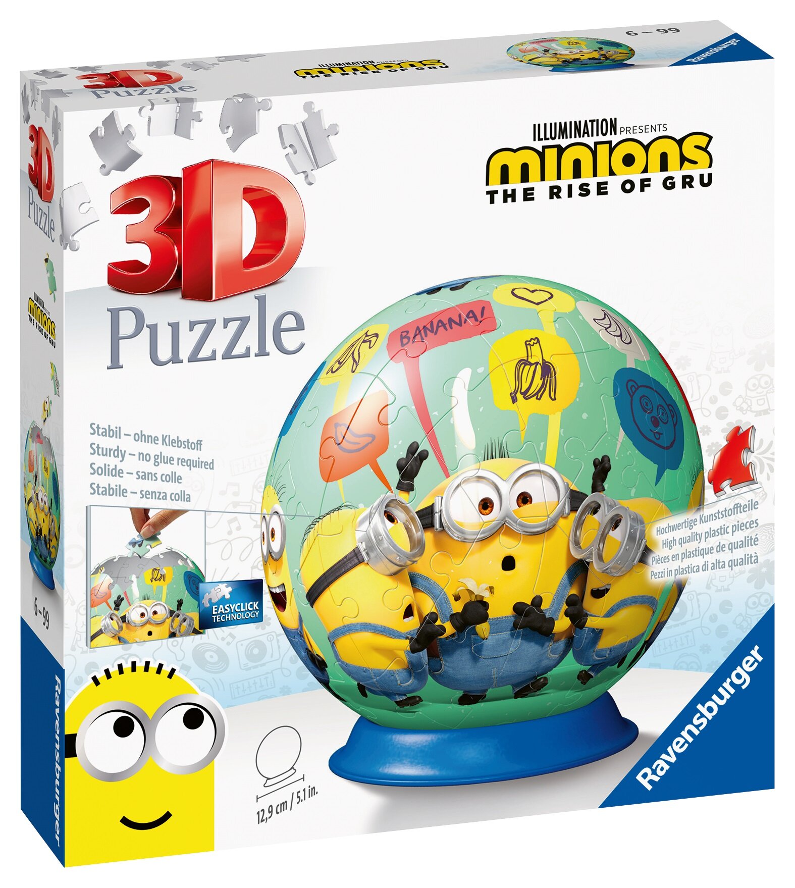 RAVENSBURGER Minionki 2 11179 (72 elementy) Puzzle 3D niskie ceny i