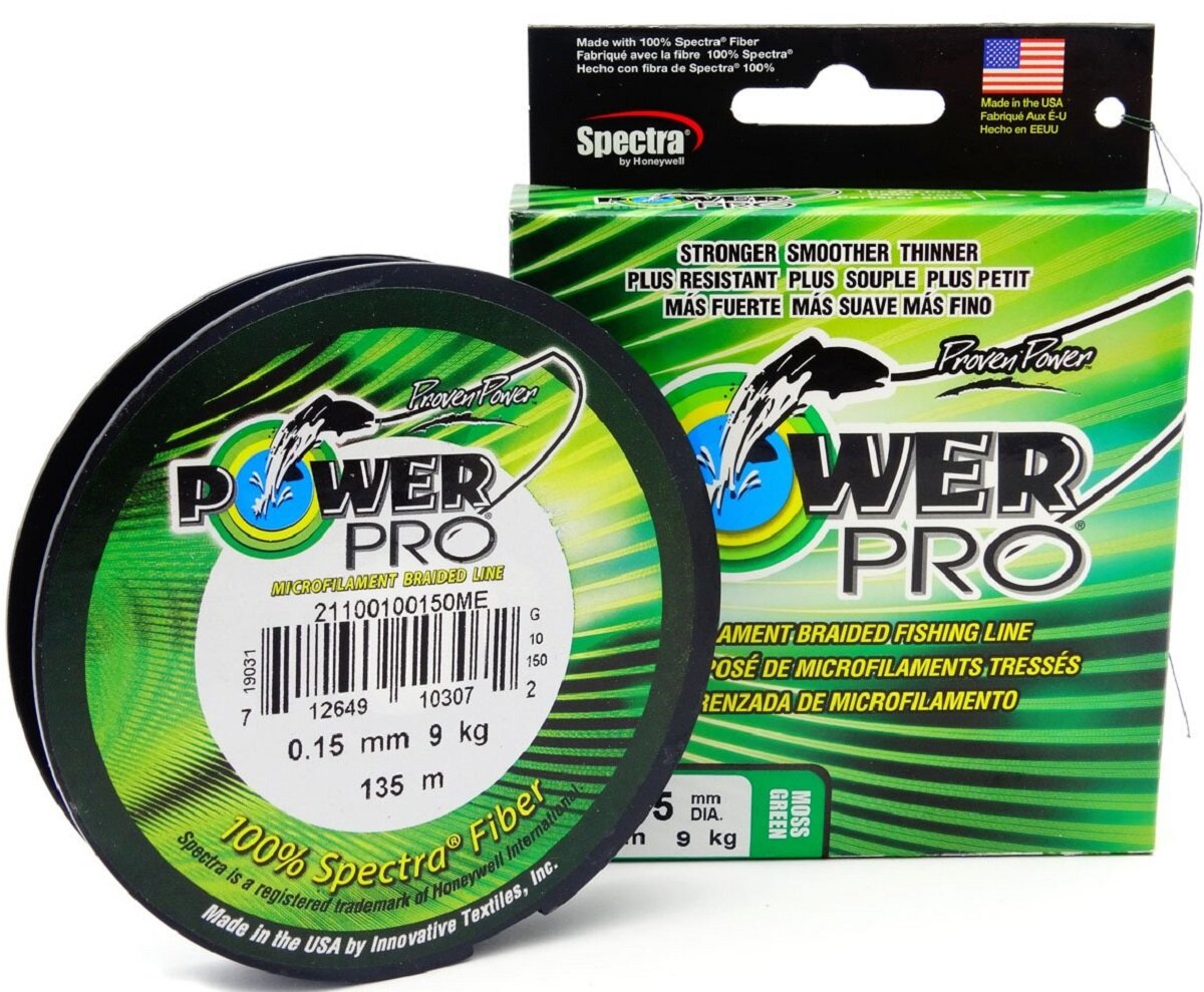 Power Pro Braid 0.15mm 9kg / Moss Green / 135m