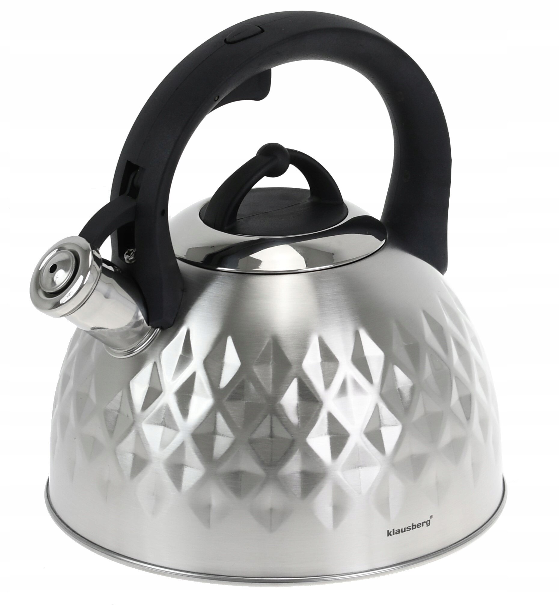 Klausberg 64820 Bollitore Fischietto Tradizionale 3 Litri Inox