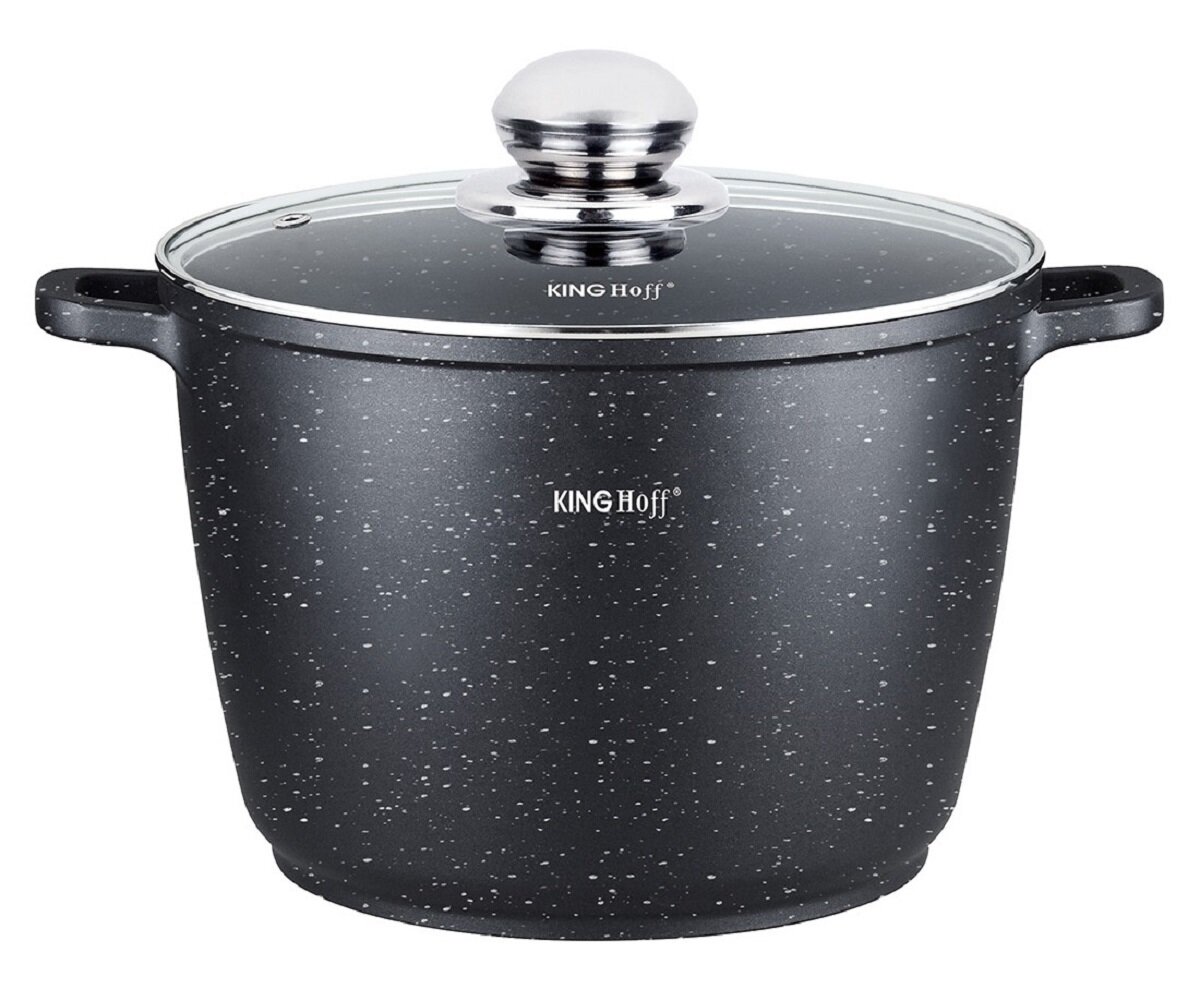 KINGHOFF KH-4441 Set Pentole 12 Pz: Acciaio Inox Con Fondo 5 Strati, Padella Teflon, Induzione - 3