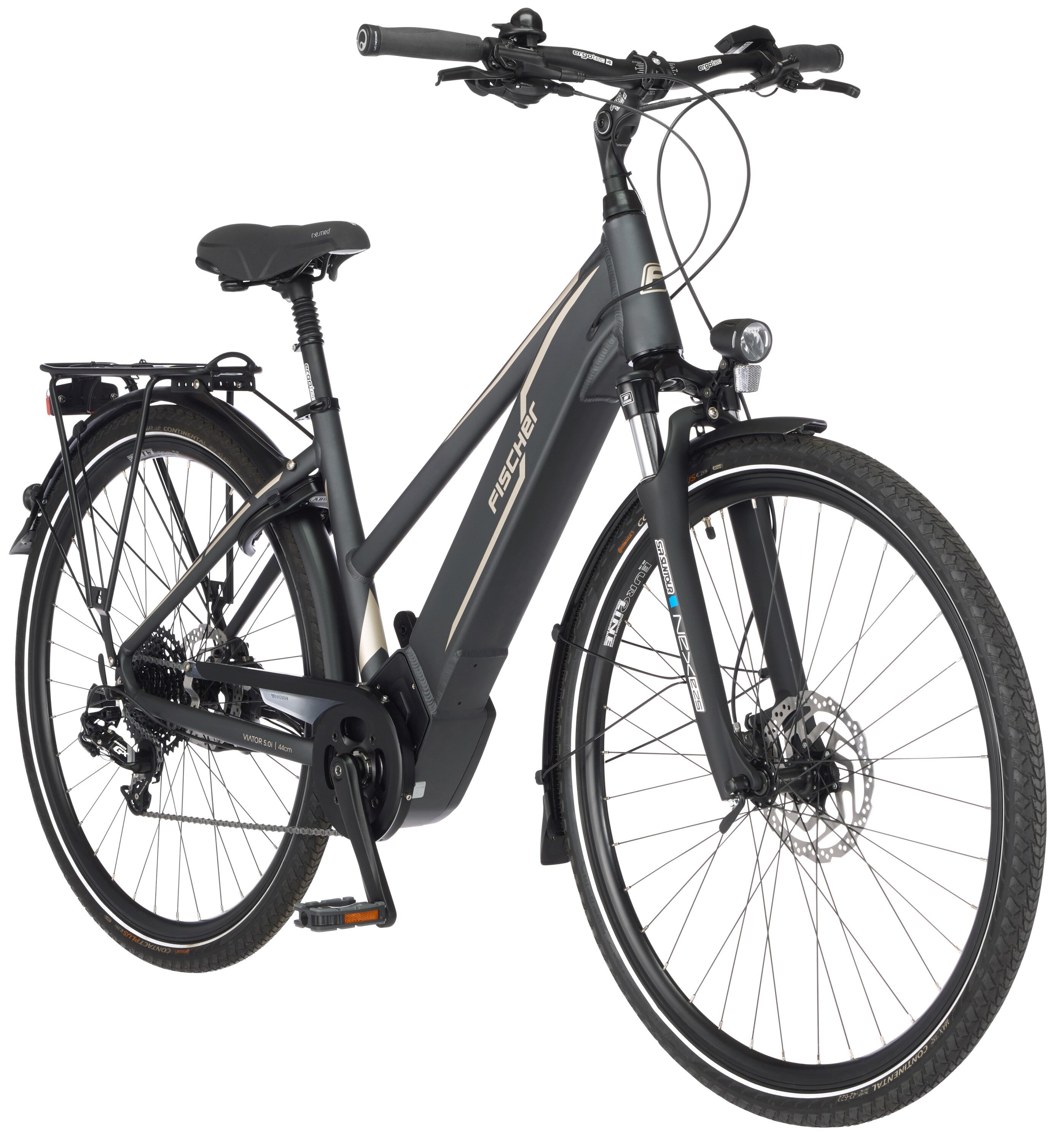 FISCHER Viator 5.0I D19 28 cali damski Szary Rower elektryczny niskie