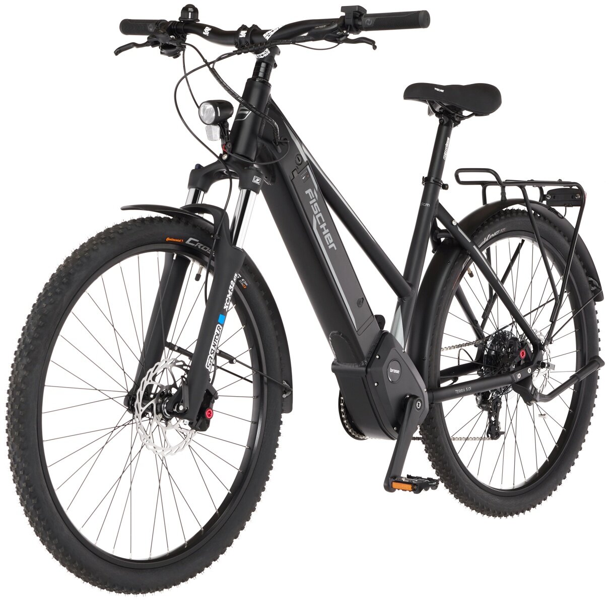 FISCHER Terra D19 27.5 cala Czarny Rower elektryczny niskie ceny i