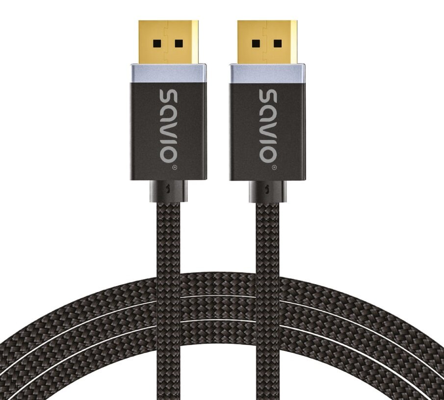 SAVIO CL165 1 m Kabel DisplayPort DisplayPort niskie ceny i opinie