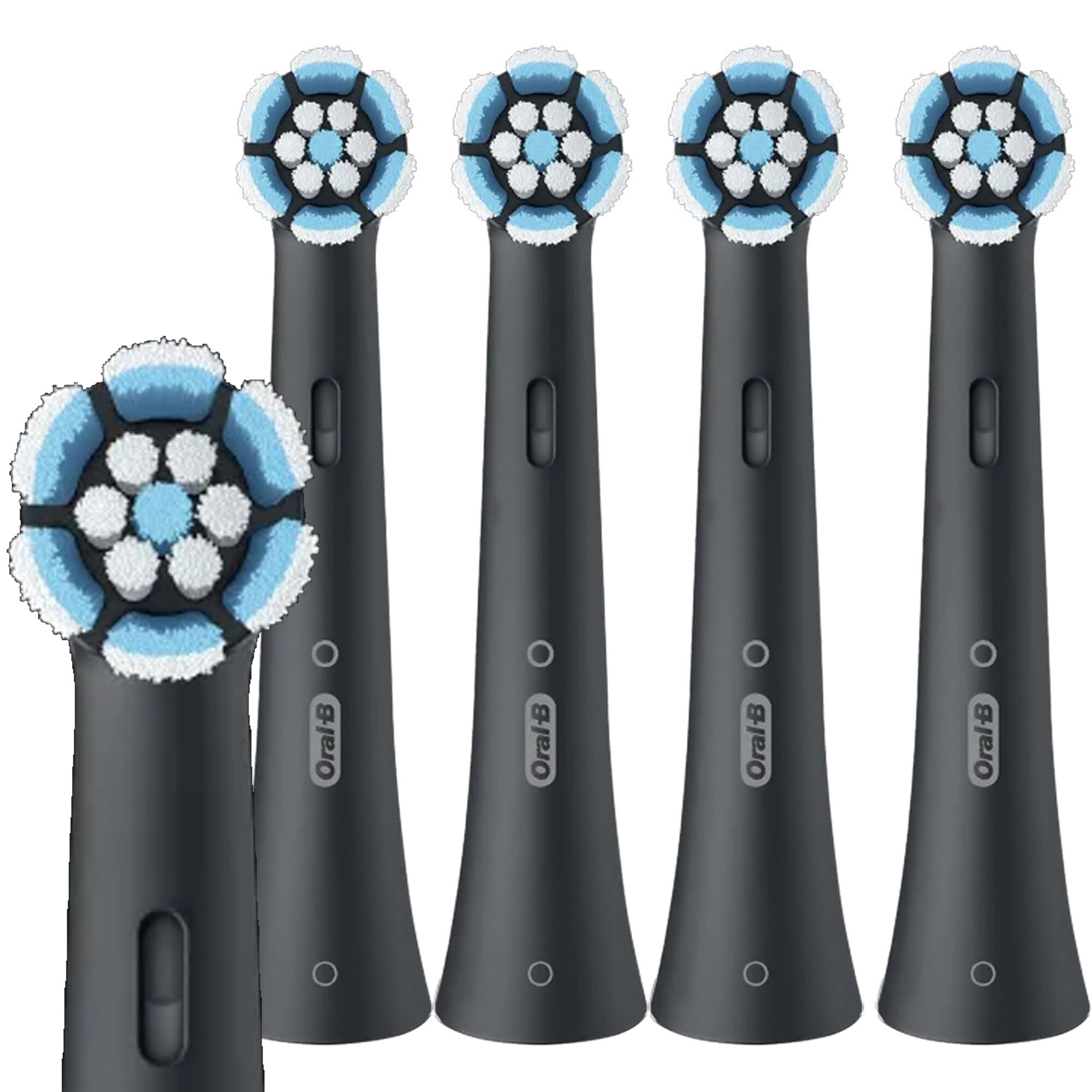 Oral-B IO Ersatzbürsten 4 Stück Oral-B IO Aufsteckbürsten „Ultimative Reinigung" – 4 Stück, Kompatibel Mit IO Serie Ultimative Reinigung Bürstenkopf