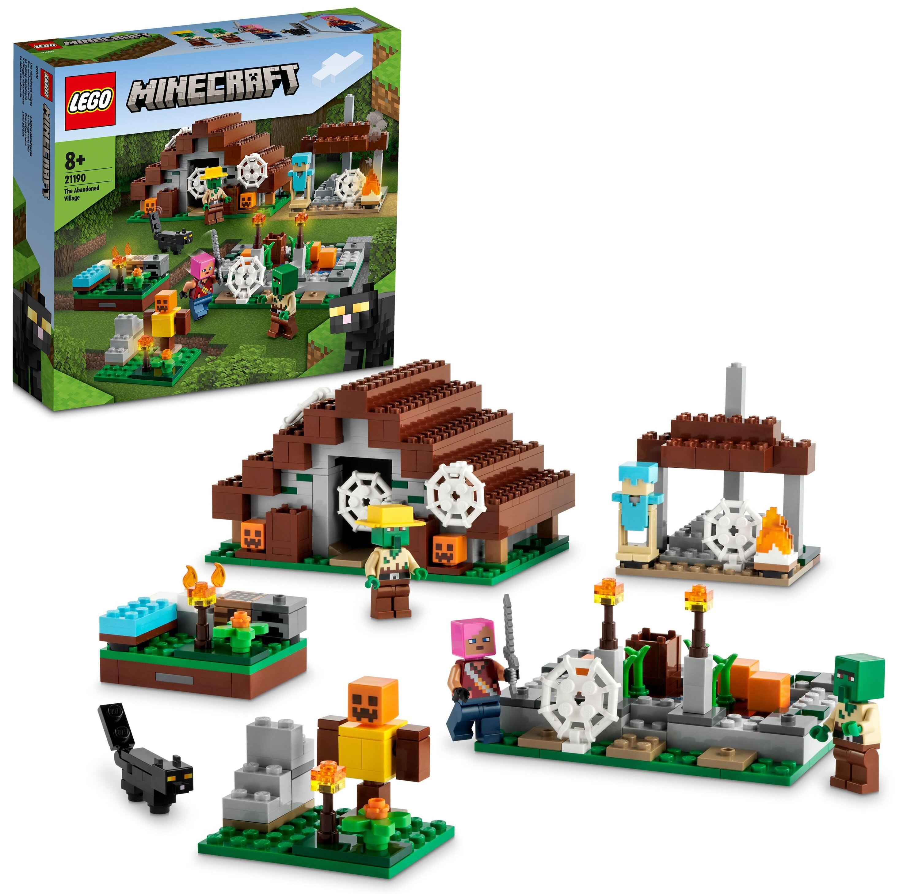 LEGO Minecraft Opuszczona wioska 21190 niskie ceny i opinie w Media