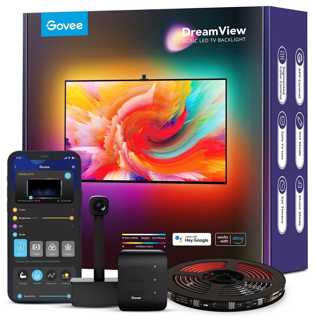 GOVEE H6199 3.6 m WiFi/Bluetooth Taśma LED niskie ceny i opinie w