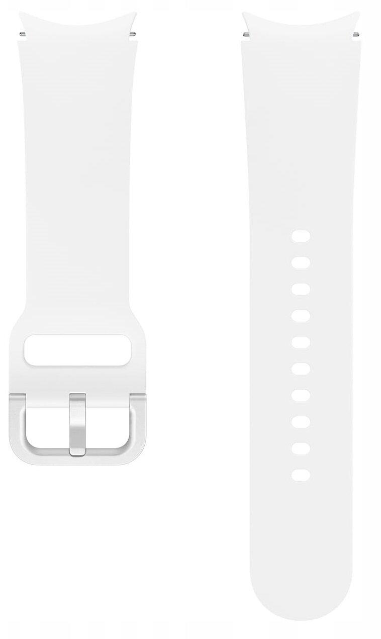 Samsung Galaxy Watch 4/Watch 5 Sport Band (20mm) S/M Biały Pasek do