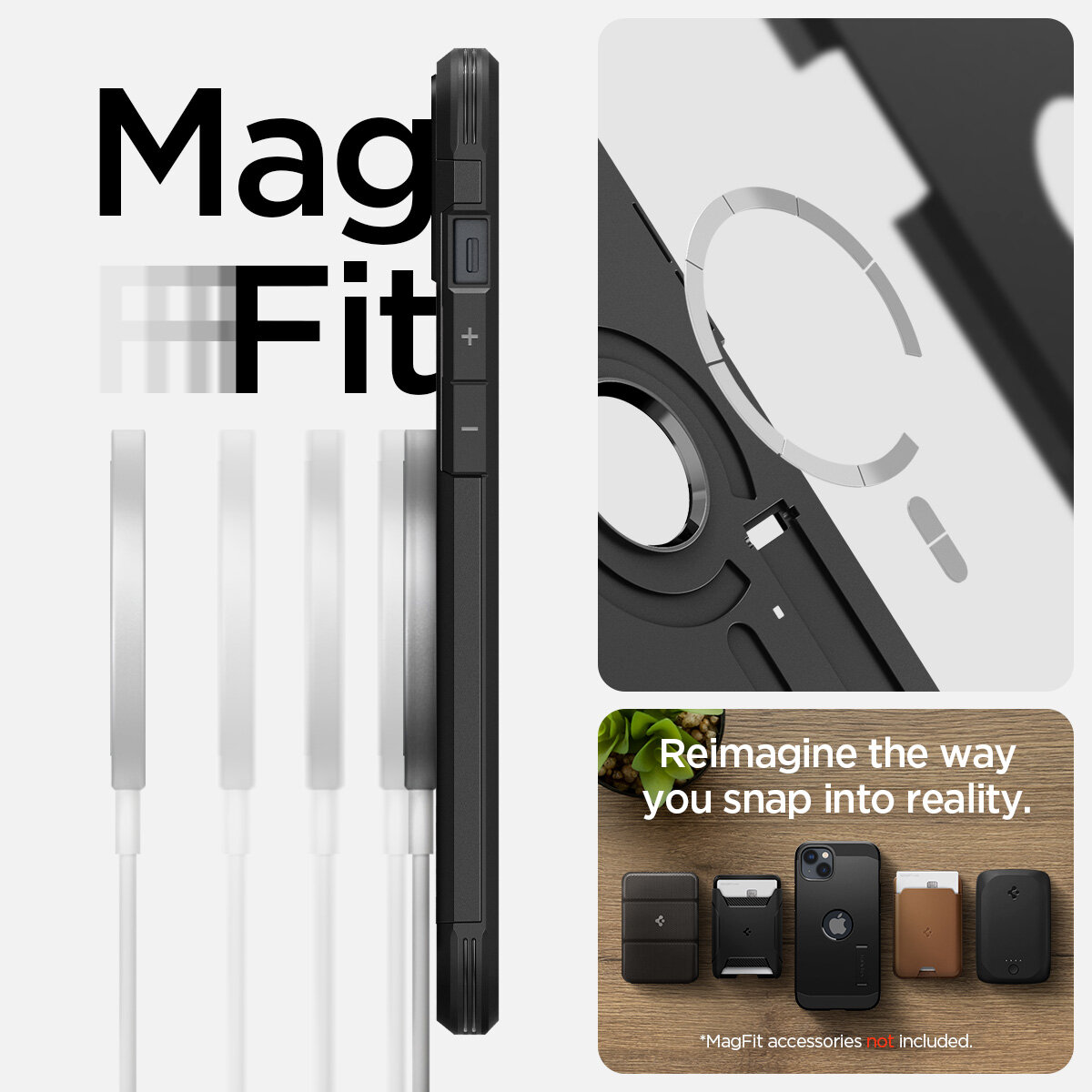 SPIGEN Tough Armor Mag do Apple iPhone 14 Pro Czarny Etui - niskie ceny i  opinie w Media Expert
