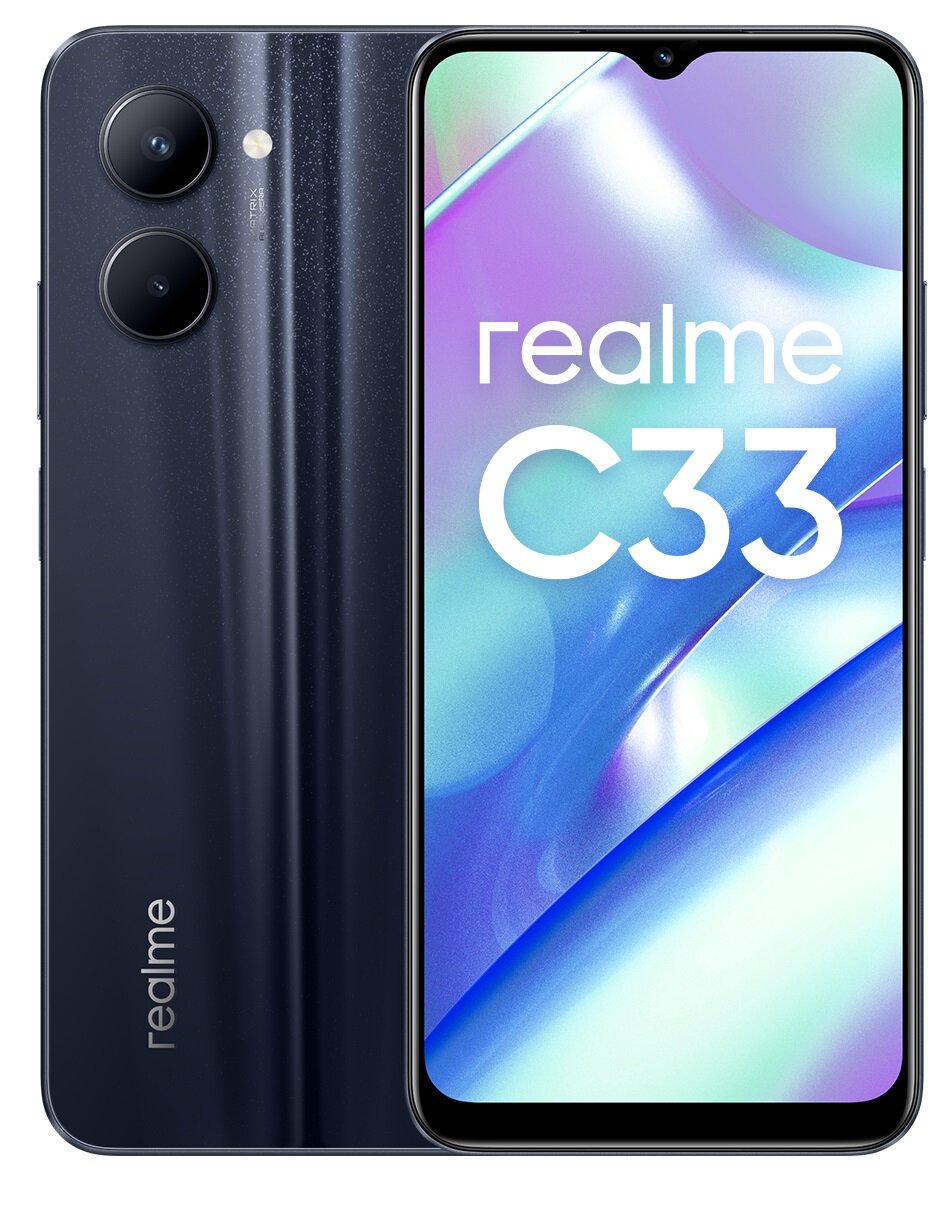 REALME C33 4/64GB 6.5" Czarny RMX3624 Smartfon - niskie ceny i opinie w ...