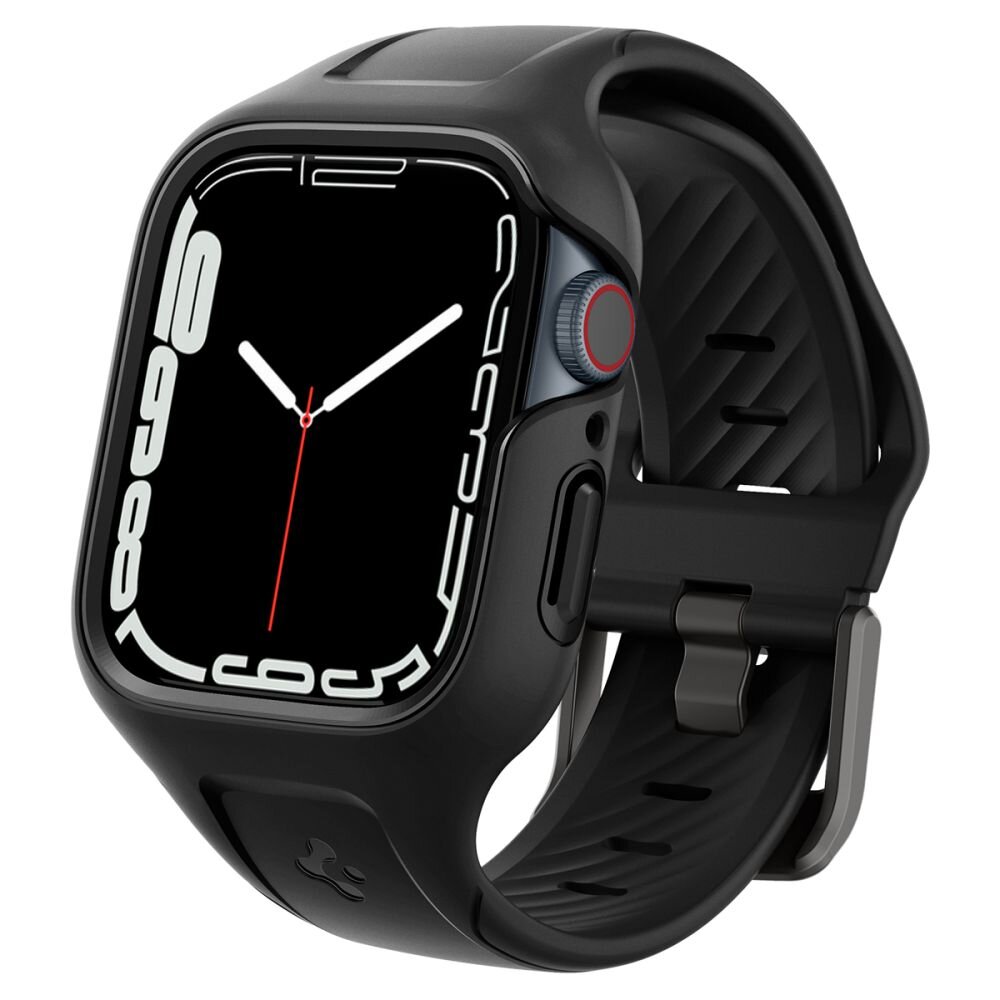 SPIGEN Liquid Air Pro do Apple Watch 7/8 (45mm) Czarny Pasek niskie ceny i opinie w Media Expert