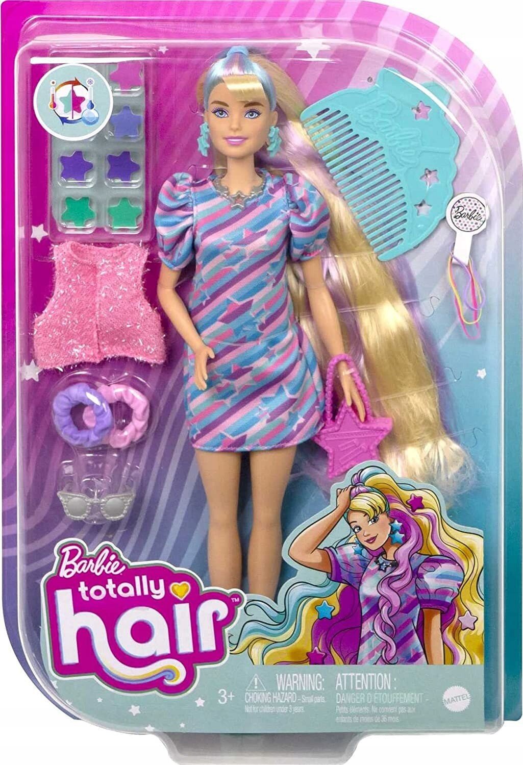 Barbie Totally Hair Gwiazdki HCM88 Lalka niskie ceny i opinie w Media
