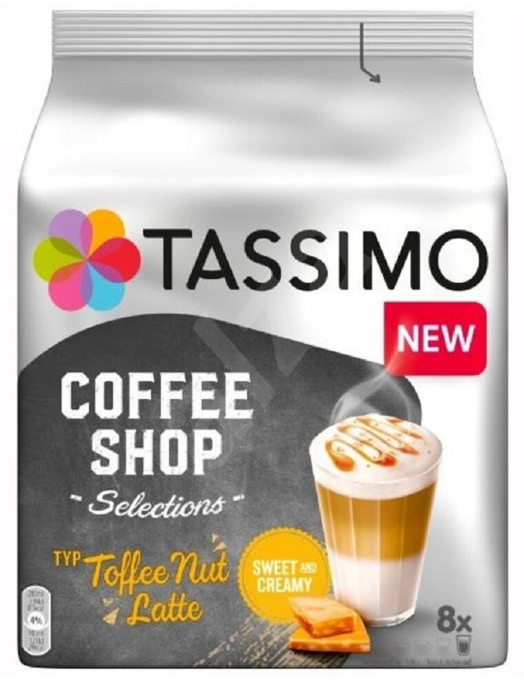 TASSIMO Toffee Nut Latte + Kapsułki TASSIMO Flat White + Kapsułki