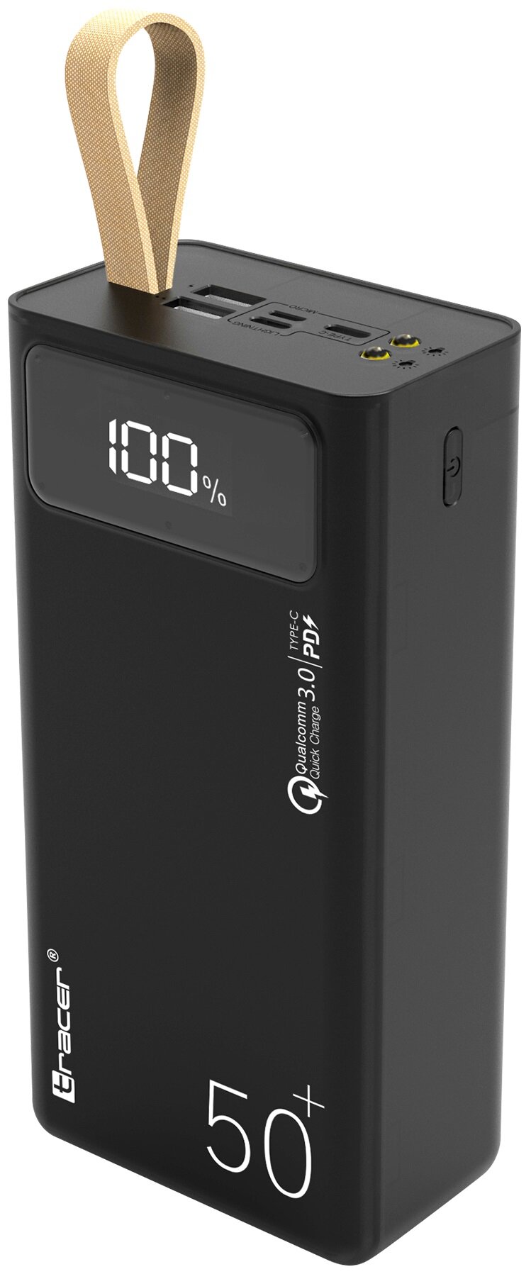 TRACER Magni 50000 MAh QC3 0 PD SCP Vooc 22 5 Czarny Powerbank tracer-magni-50000-mah-qc3-0-pd-scp-vooc-22-5-czarny-powerbank