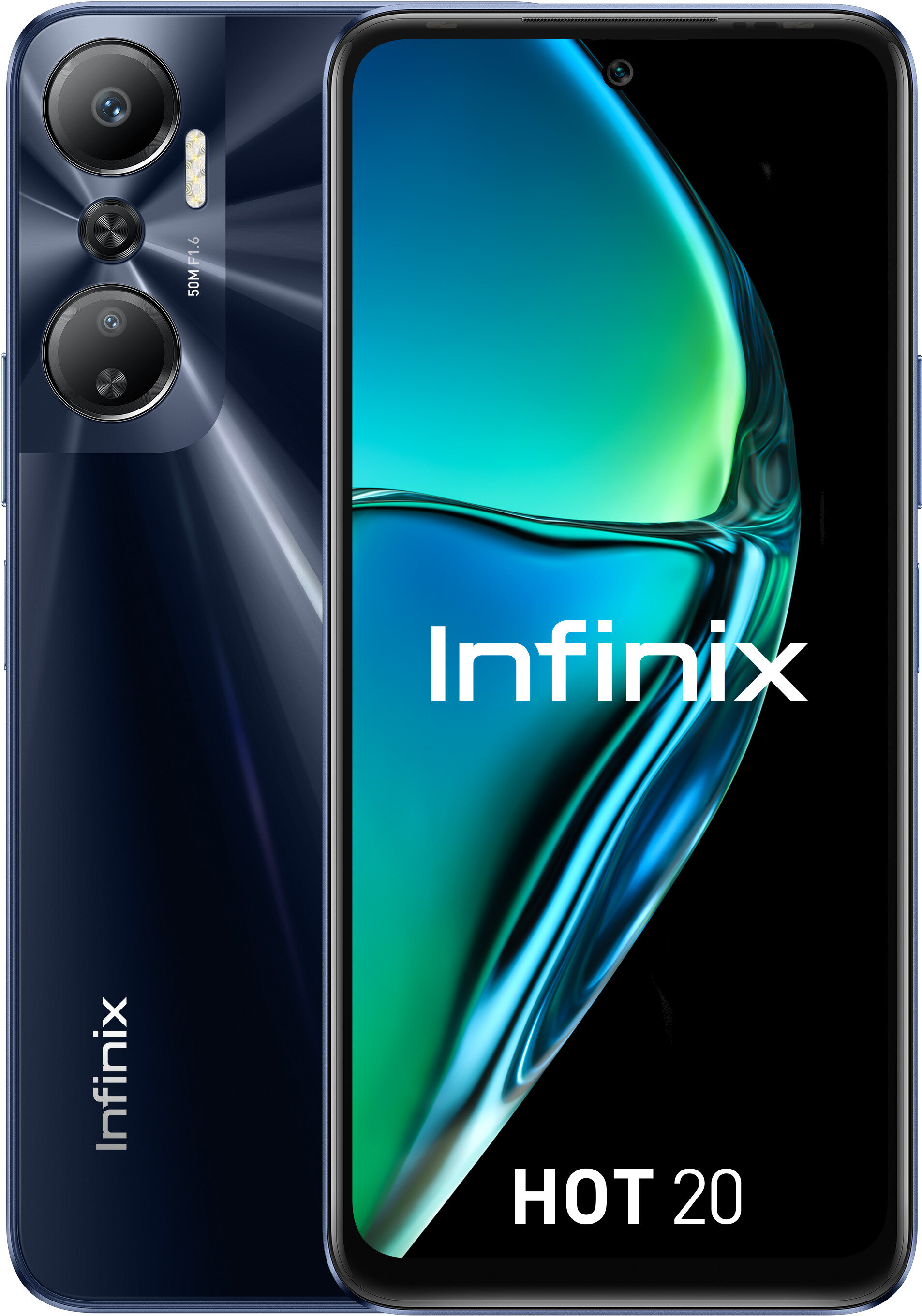 INFINIX Hot 20 6/128GB 6.82" 90Hz Czarny X6826B Smartfon - niskie ceny ...