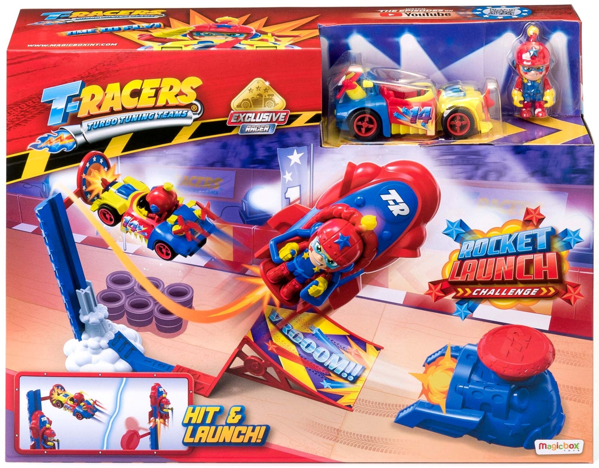 MAGIC BOX T-Racers Rocket Launch PTRSD014IN30 Wyrzutnia - niskie ceny i ...