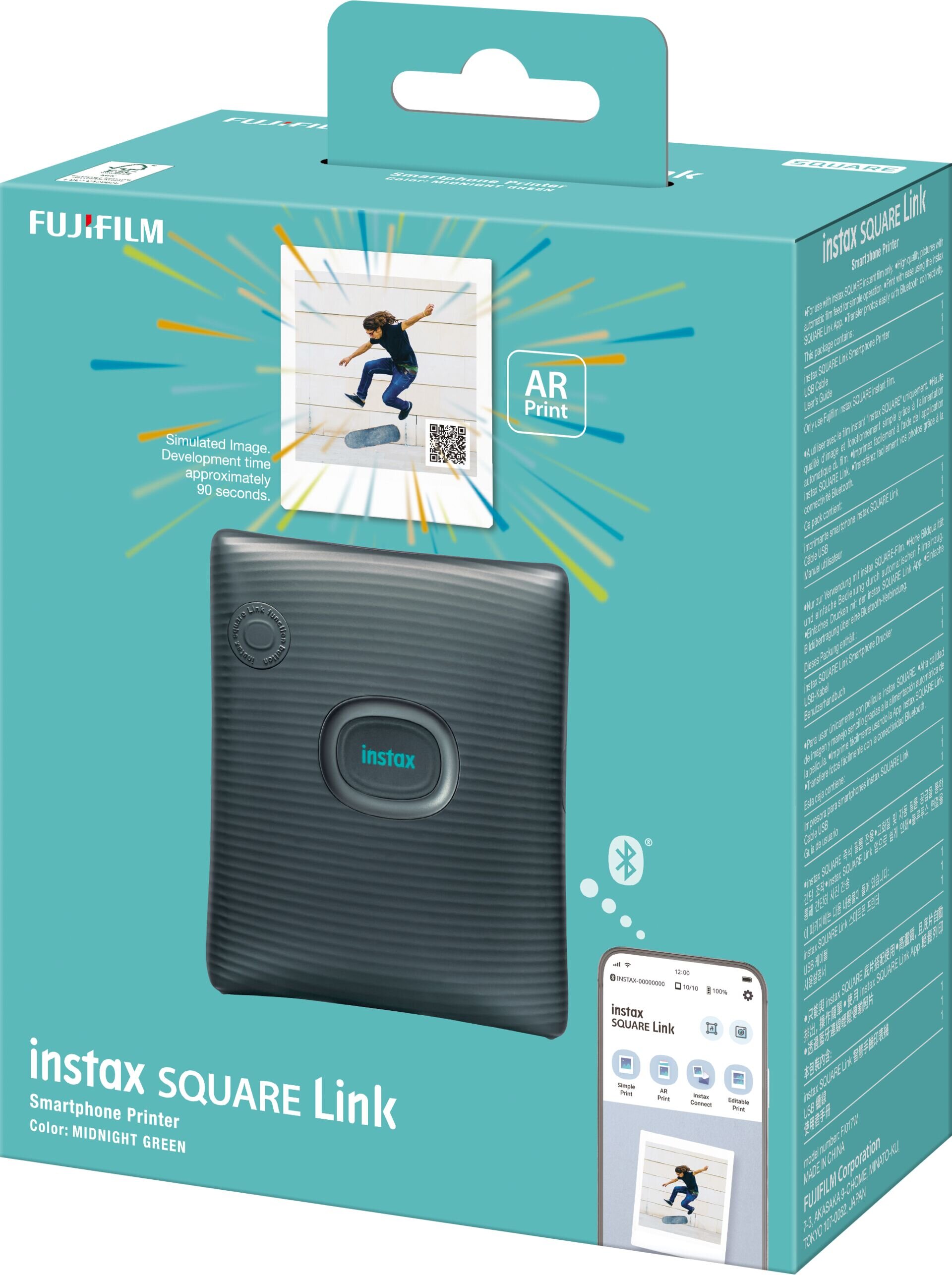 Promo Fujifilm Instax Square Link Smartphone Printer - Midnight Green Cicil  0% 3x - Jakarta Pusat - Instax Official Store