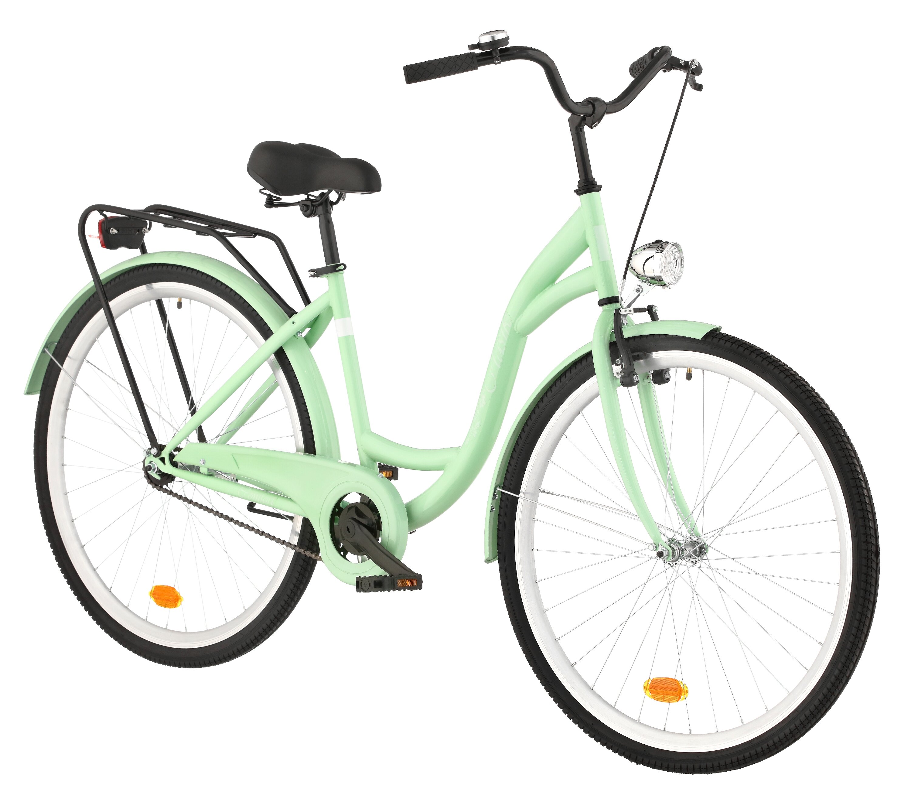 DAWSTAR Retro S1B 28 cali damski Miętowy Rower miejski niskie ceny i