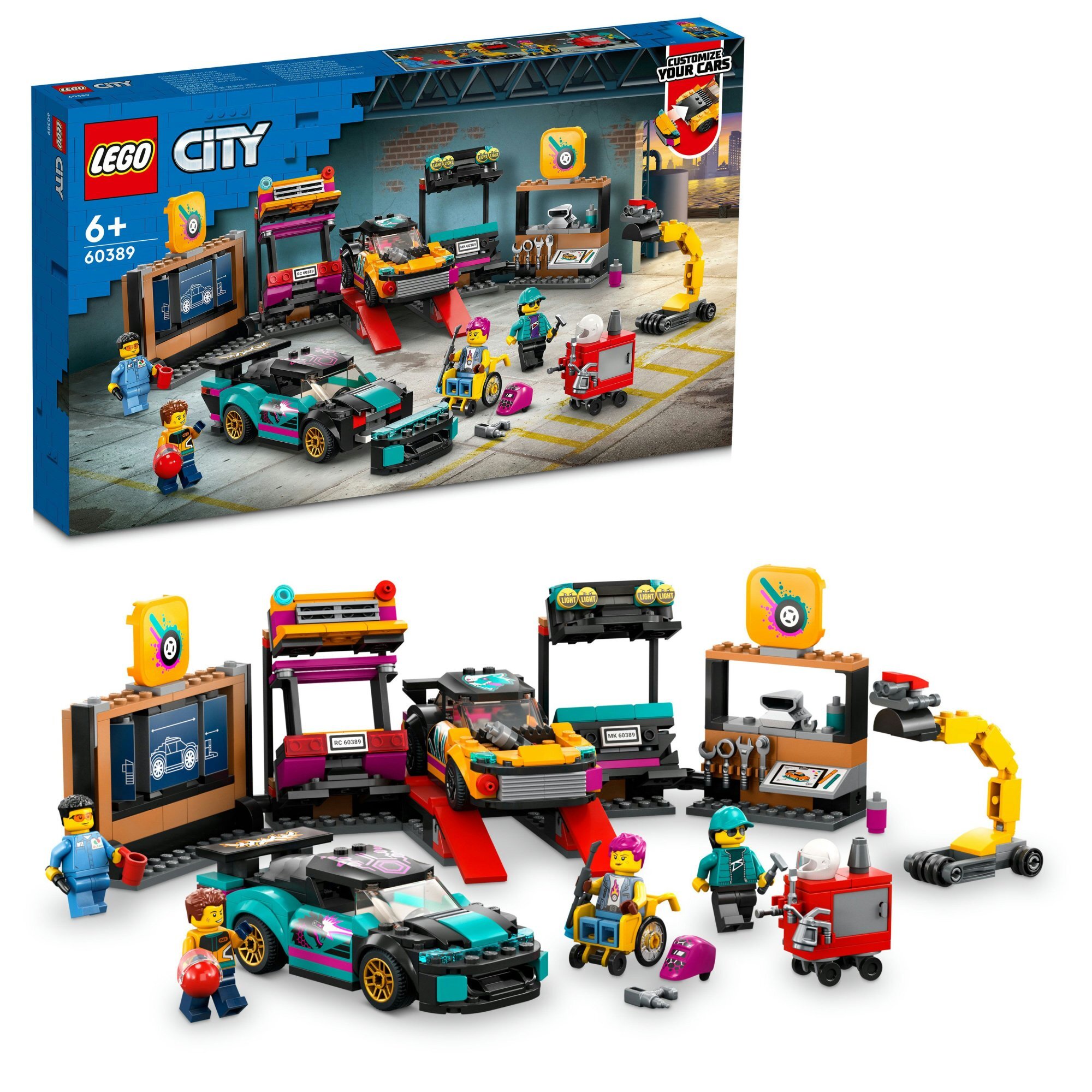 LEGO 60389 City Warsztat tuningowania samochodów - niskie ceny i opinie ...