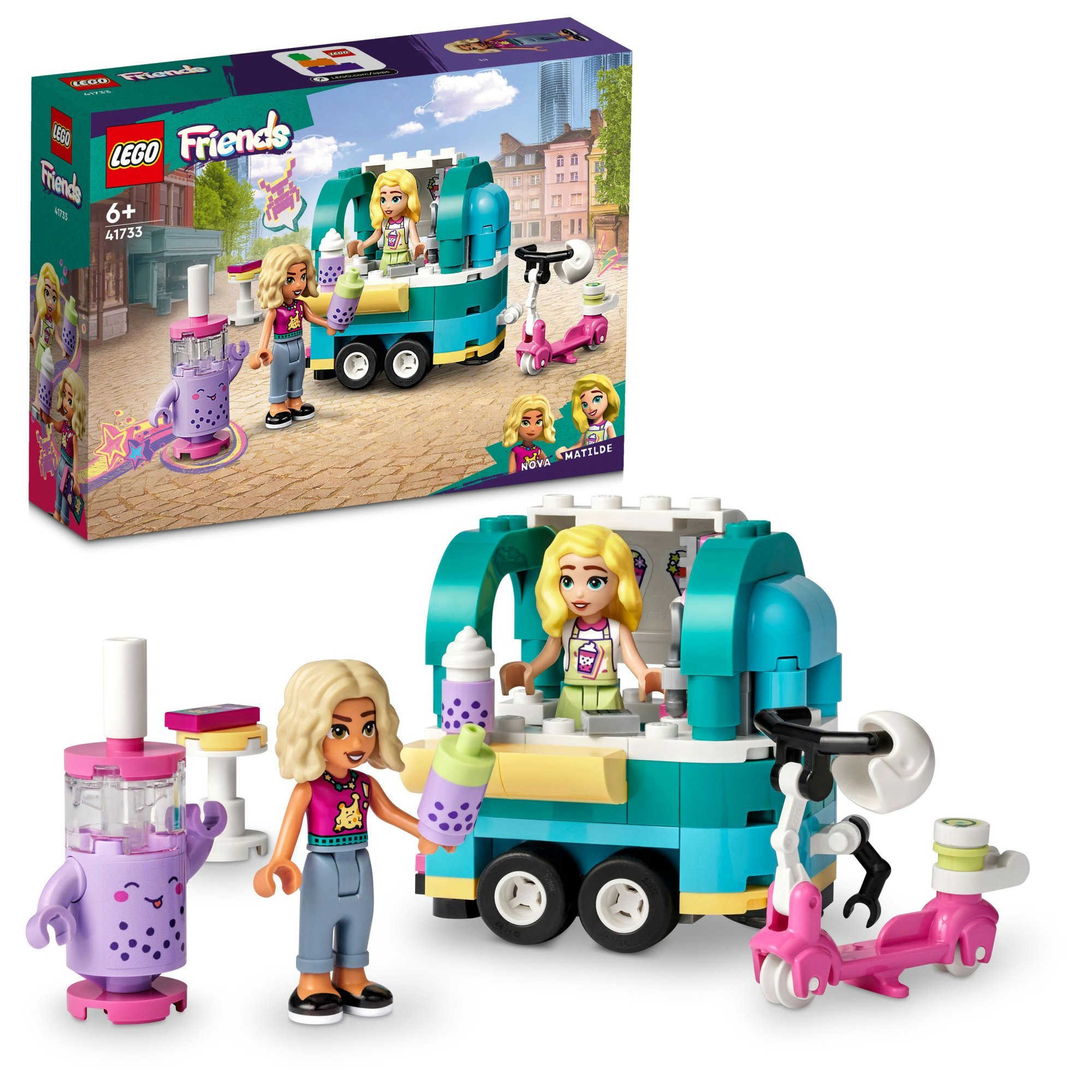 LEGO Friends Mobilny sklep z bubble tea 41733 niskie ceny i opinie w