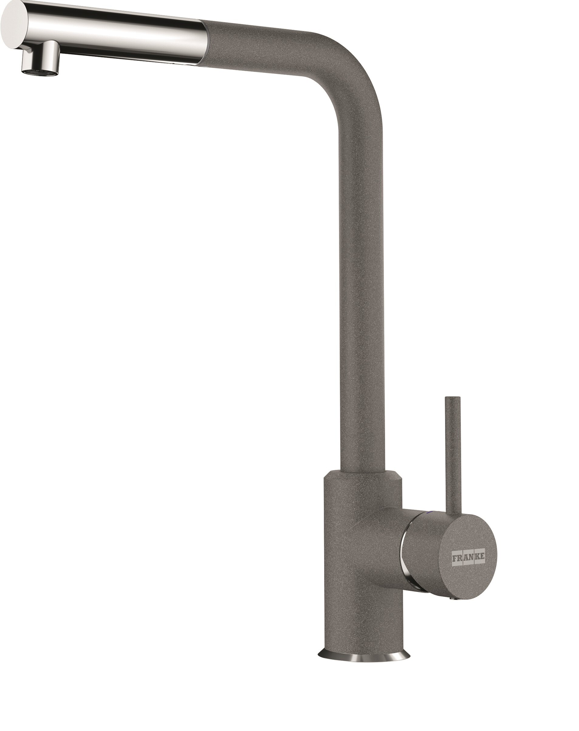 Grifo De Cocina Franke Sirius L Extraíble Cromo/Beige, Caño