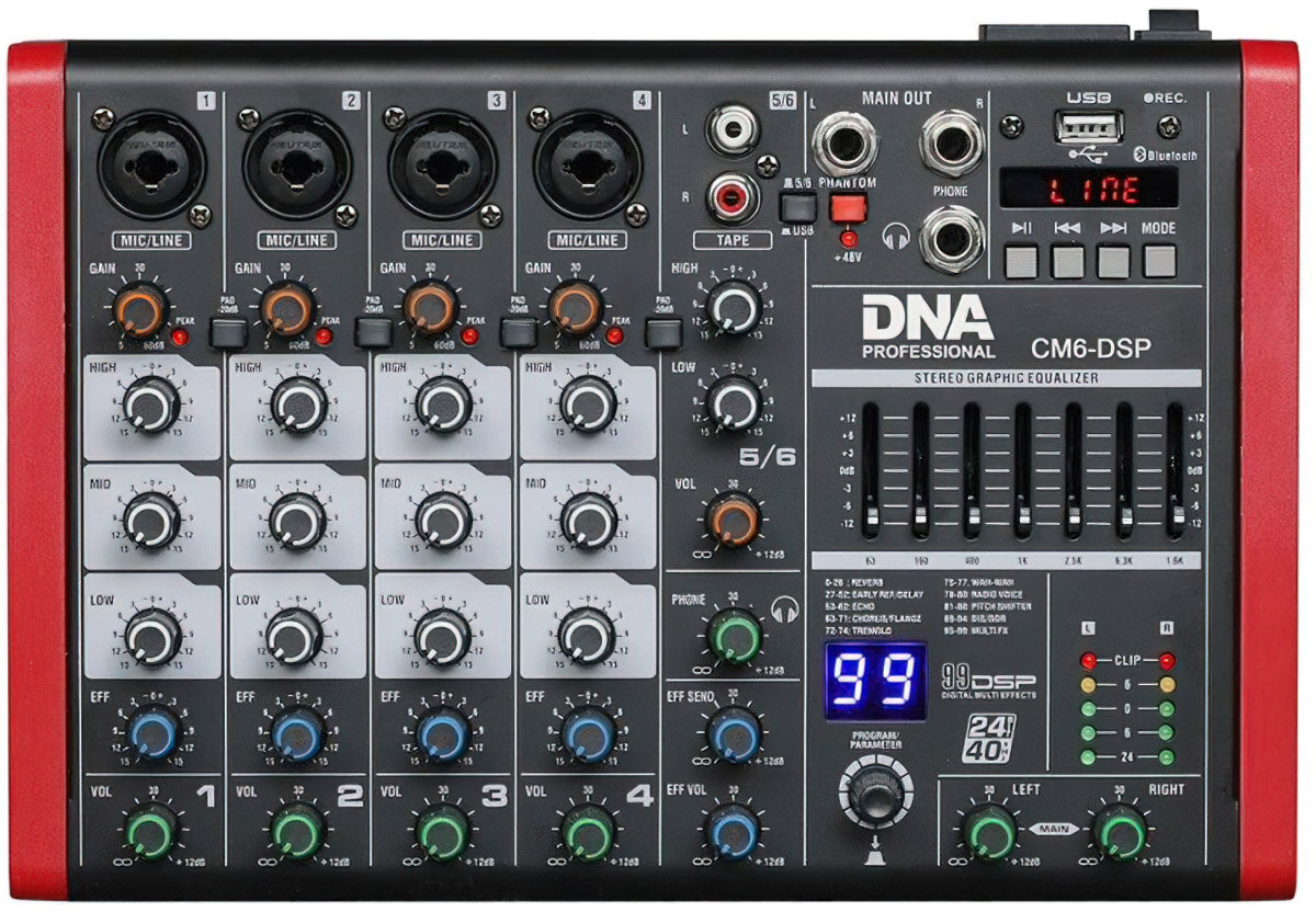 DNA CM6DSP Mikser audio niskie ceny i opinie w Media Expert