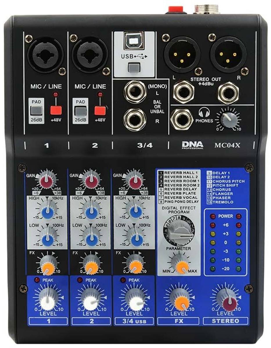 DNA MC04X Mikser audio niskie ceny i opinie w Media Expert