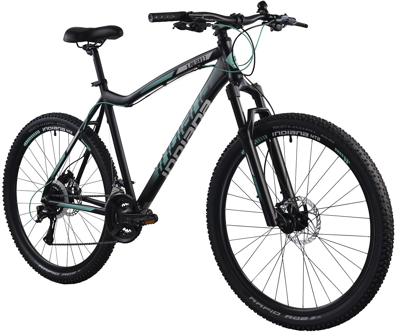 INDIANA X-Pulser 3.7 D19 27.5 cala damski Czarno-zielony Rower górski ...