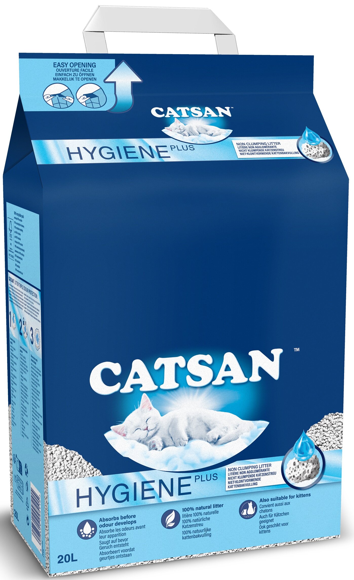 CATSAN Hygiene 20 l Żwirek dla kota niskie ceny i opinie w Media Expert