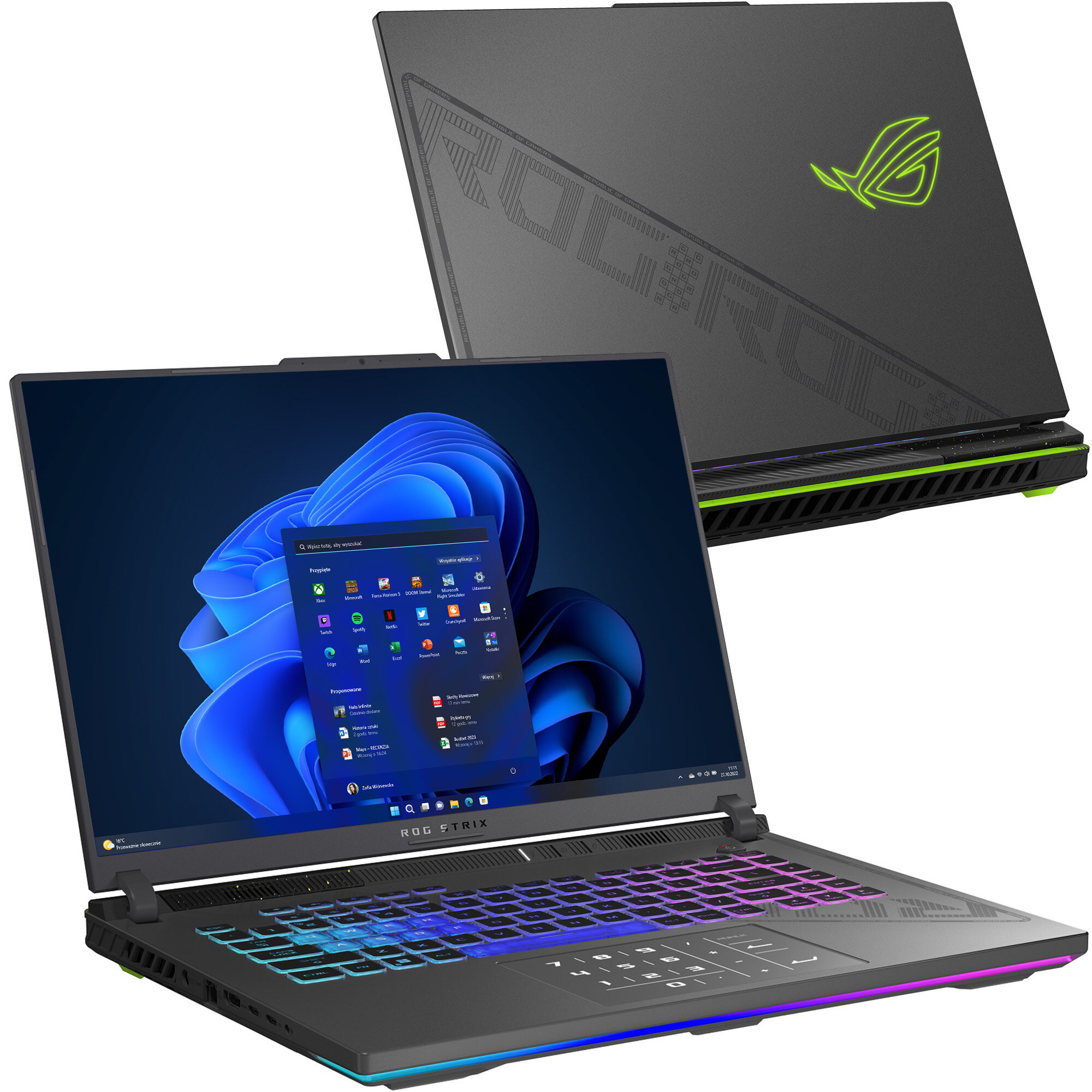ASUS ROG Strix G16 G614JZN3012W 16