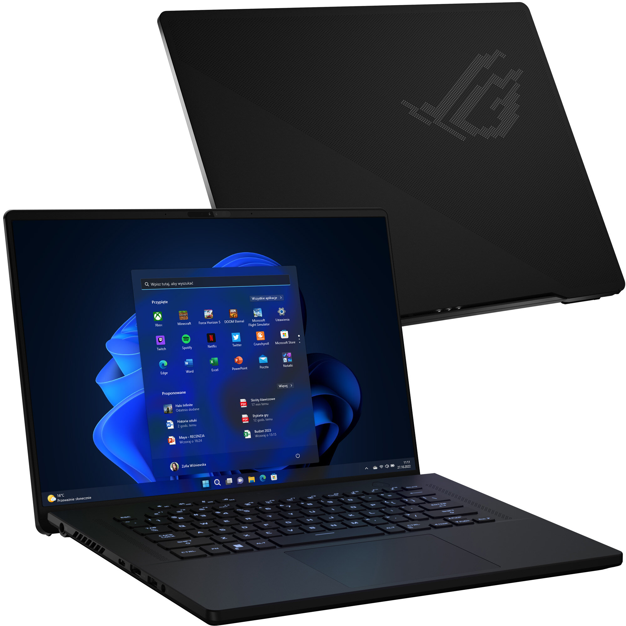 ASUS ROG Zephyrus M16 GU604VY-NM010W 16" 240Hz i9-13900H 32GB RAM 1TB ...