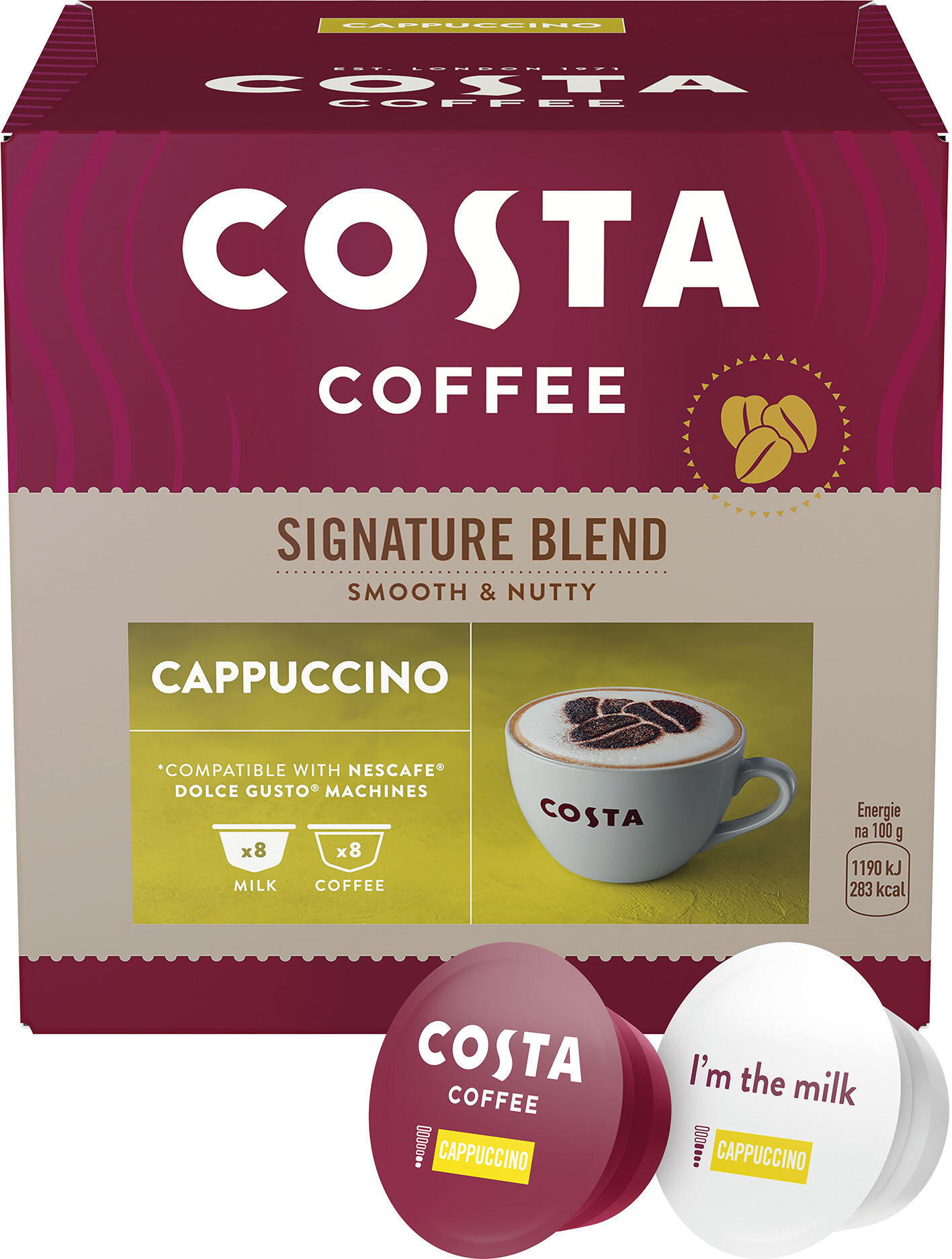 COSTA COFFEE Signature Blend Cappuccino Kapsułki niskie ceny i opinie