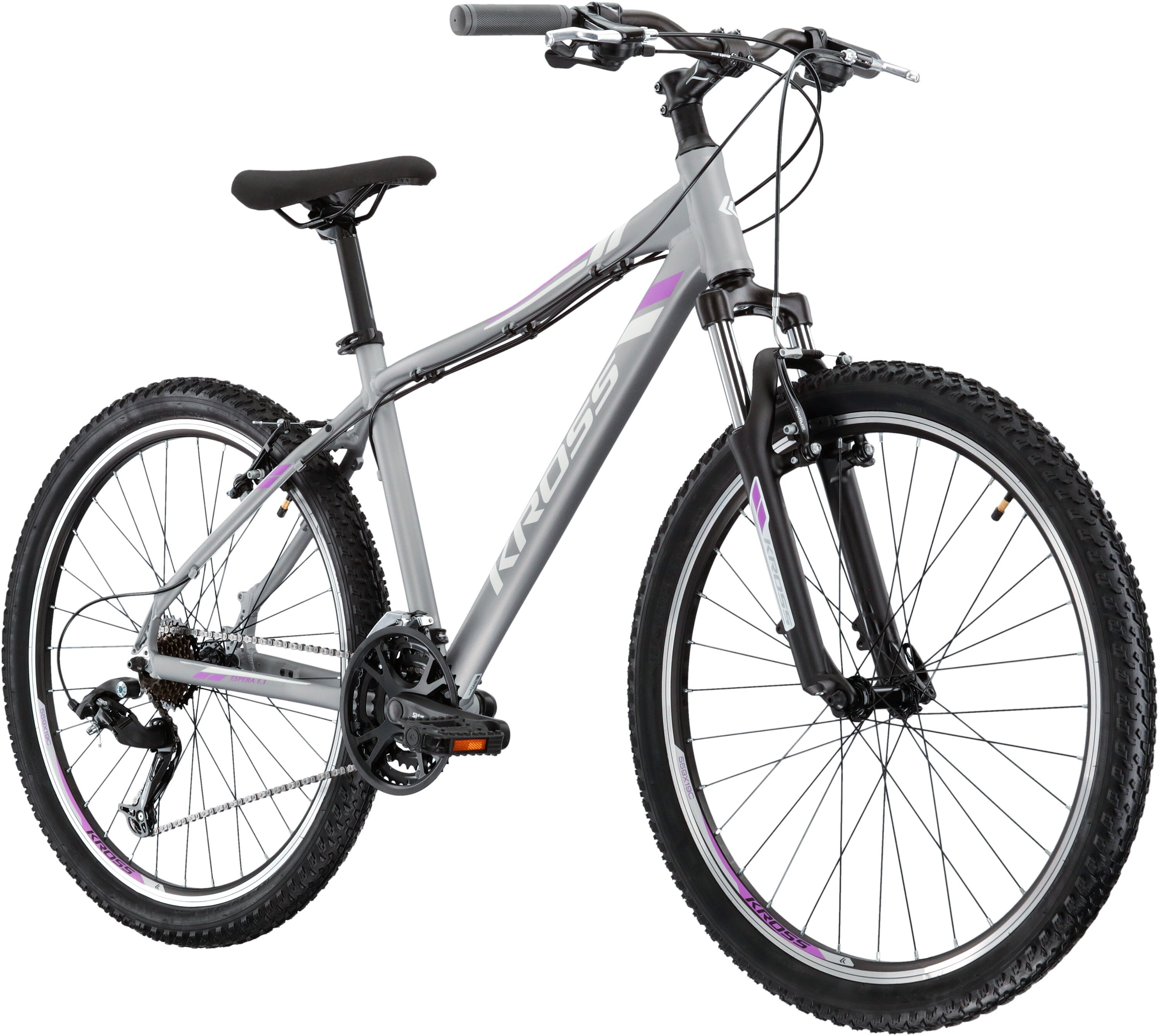 KROSS Espera 1.1 D13 26 cali damski Srebrny Rower górski MTB niskie